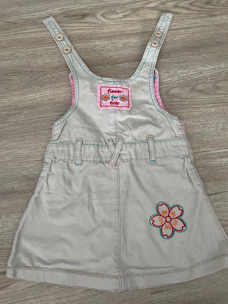 Sommer Kleid Trägerkleid Mädchen Gr. 74