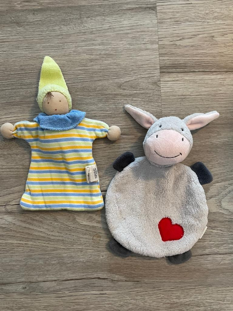 Baby Spielzeug Kuscheltuch Set