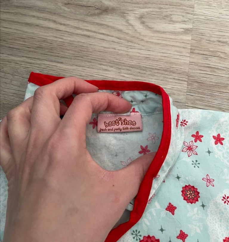 Kleid Kimono Mädchen Gr. 74