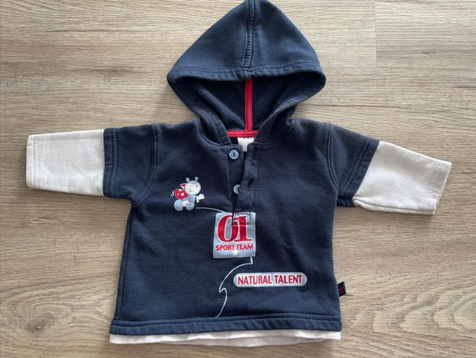 Pulli Kapuzenpullover Gr. 74