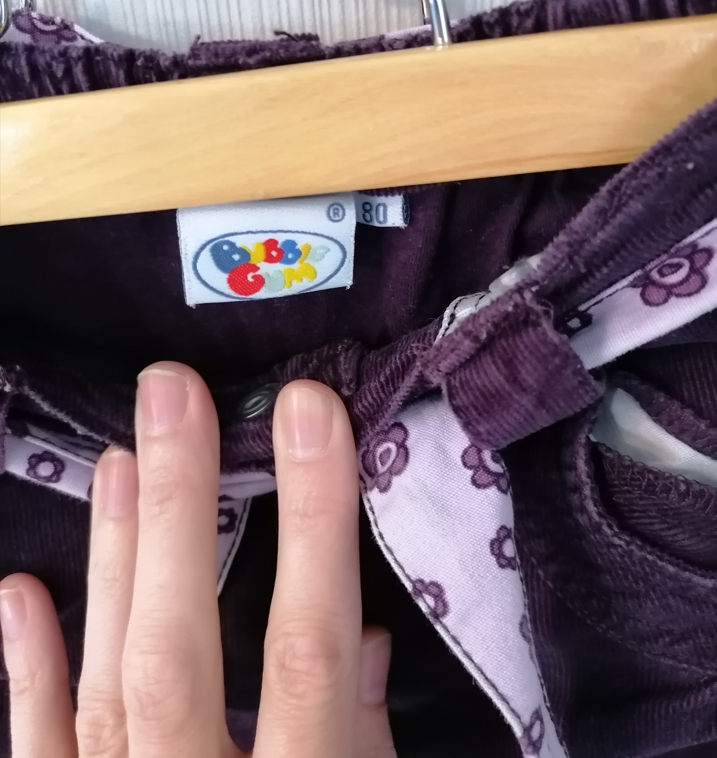 Hose Cordhose Mädchen Gr. 80 Flohmarkt