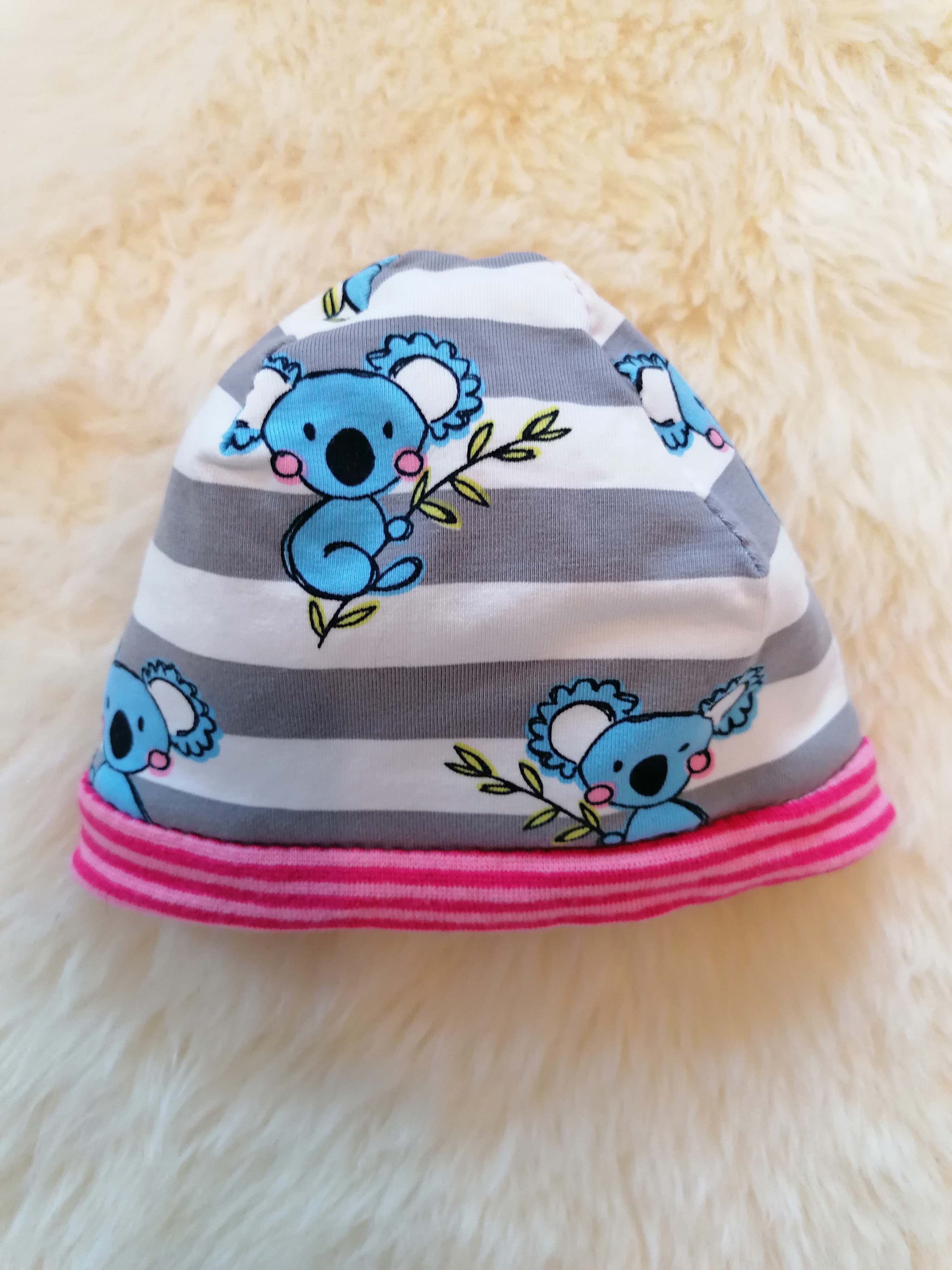 Baby Mütze, Wendemütze Mädchen