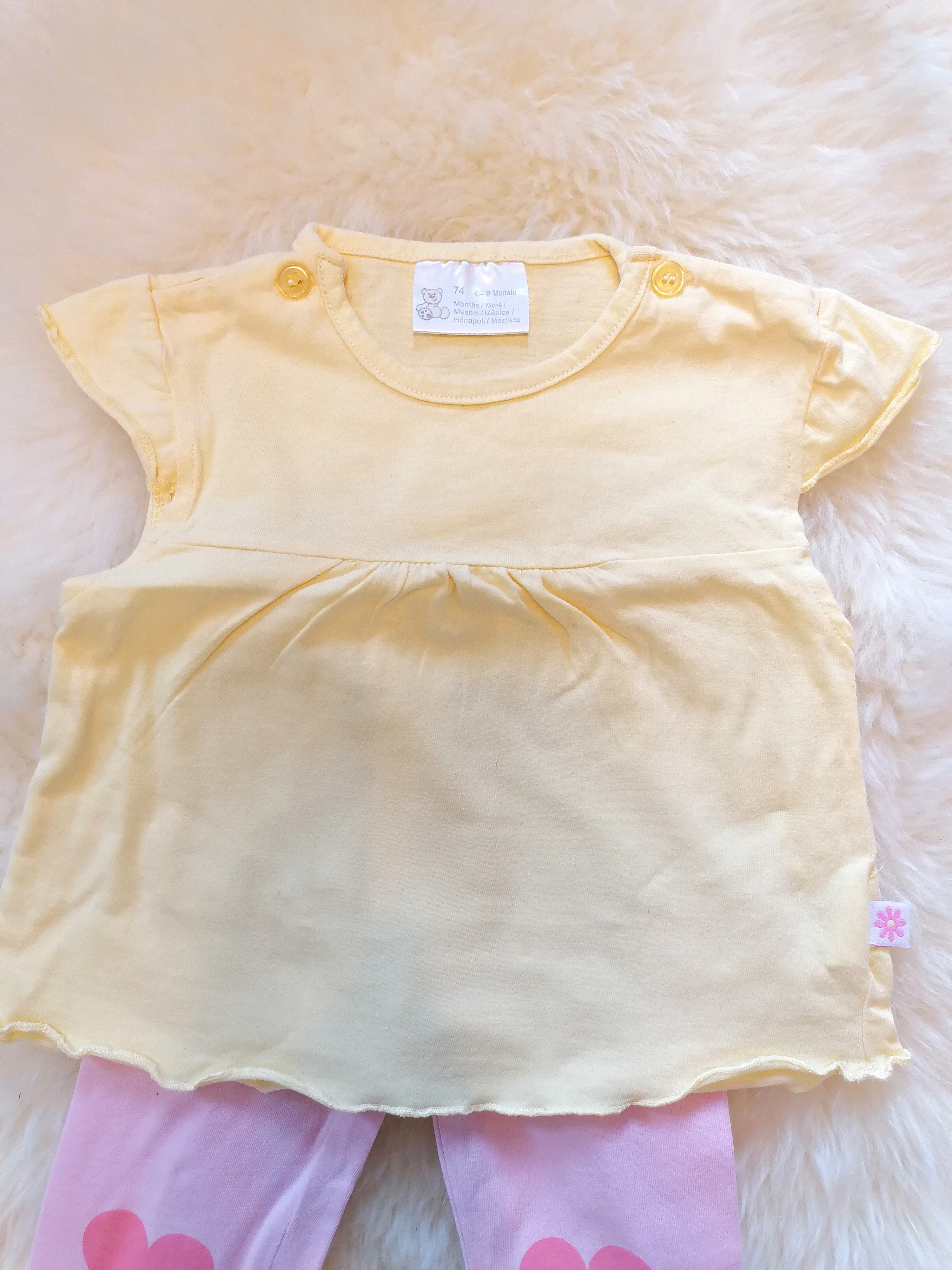 Set T-Shirt und Leggings Gr. 74