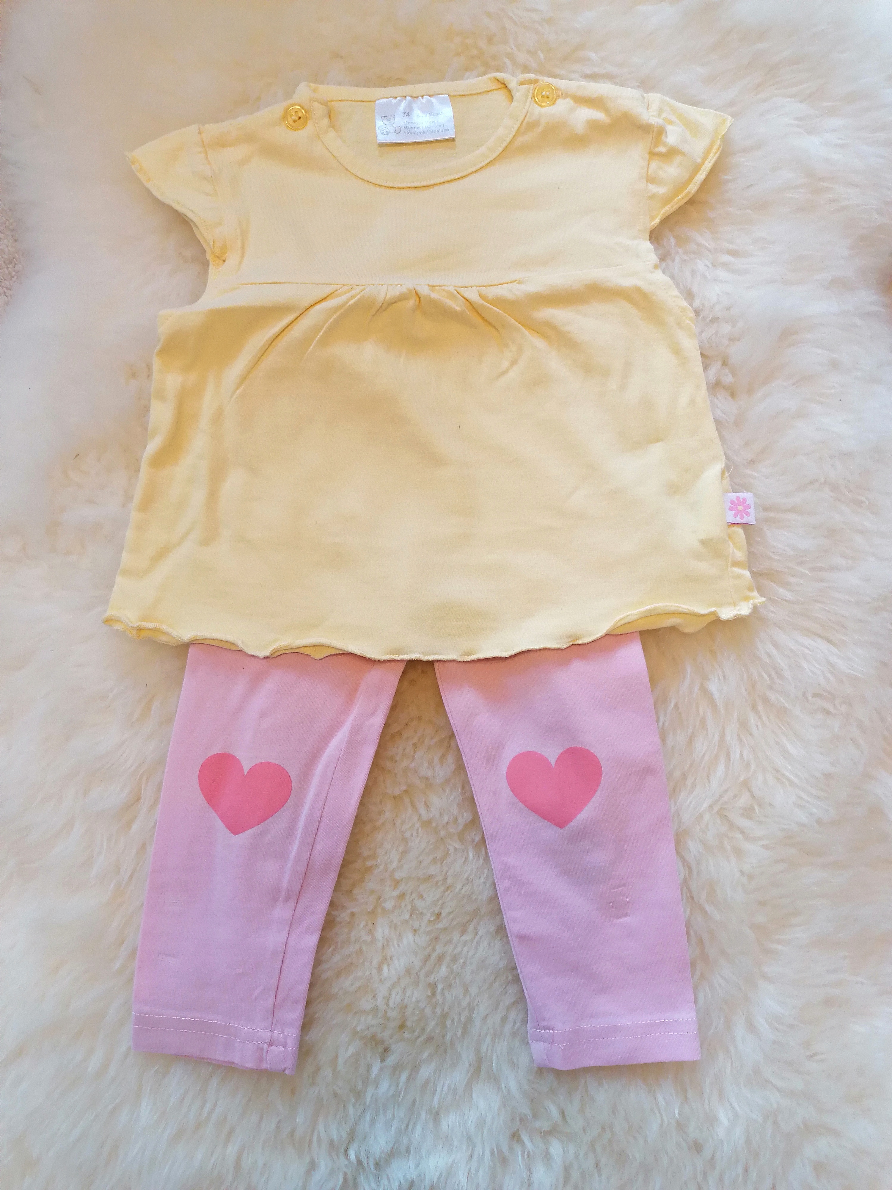 Set T-Shirt und Leggings Gr. 74