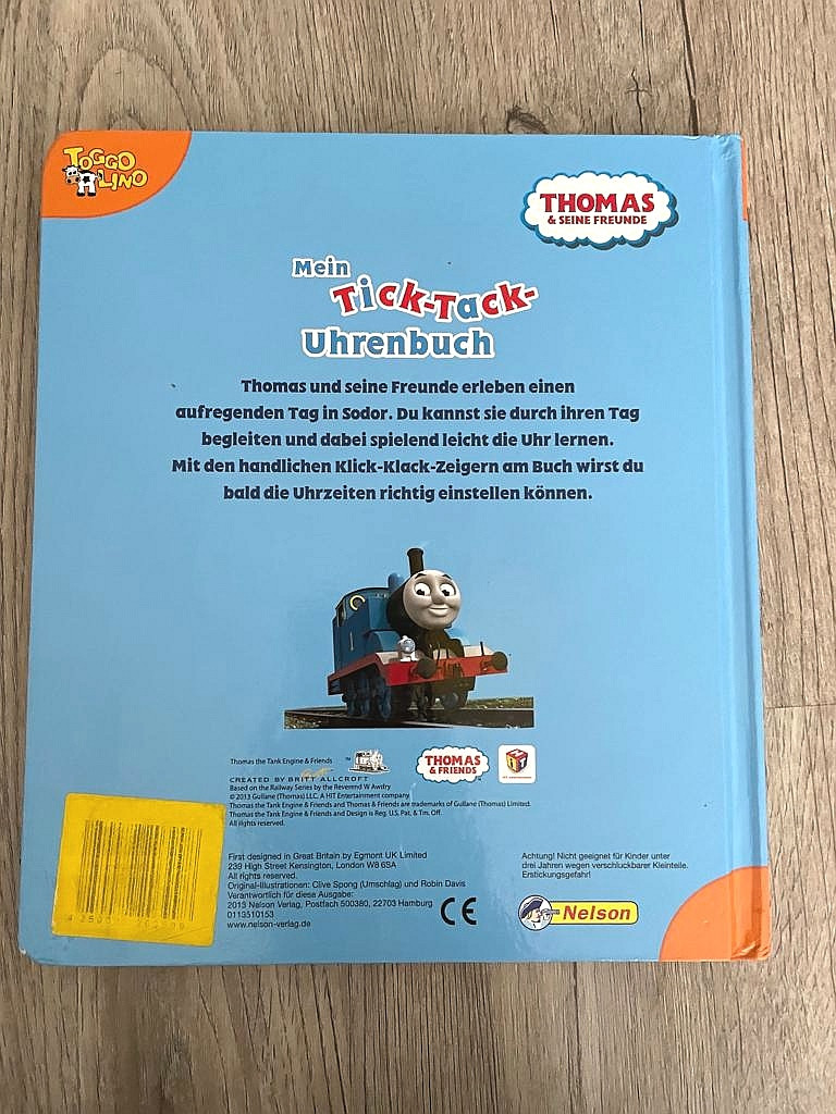 Buch Thomas Die Lokomotive Uhrenbuch