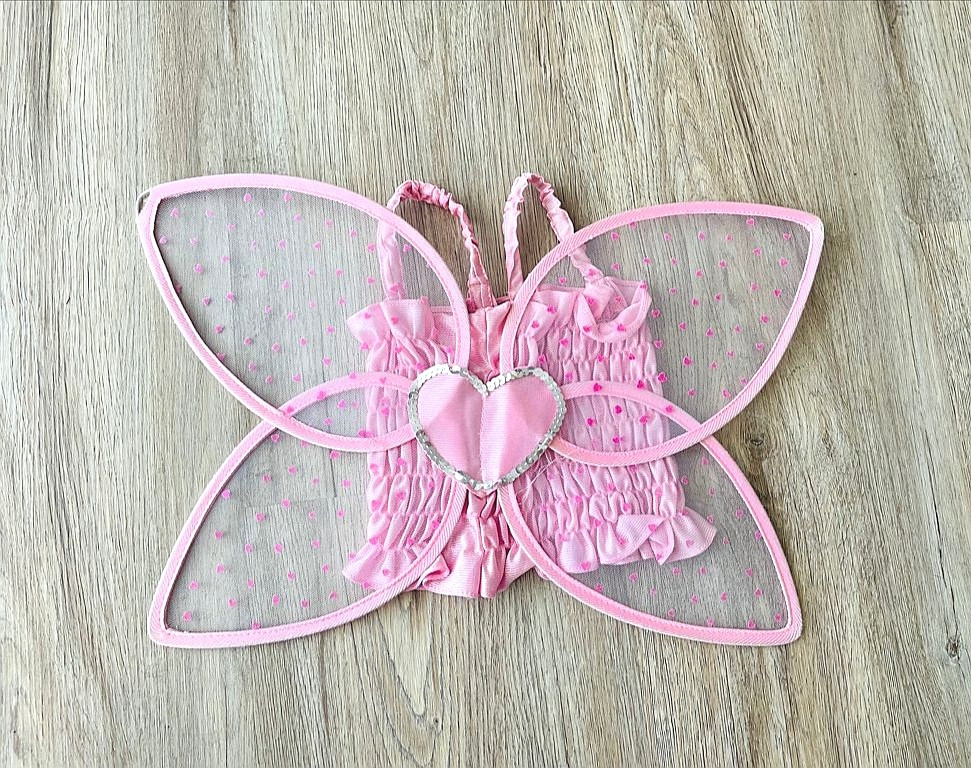 Kostüm Fee Feenflügel Flügel Halloween Fasching Gr. 104