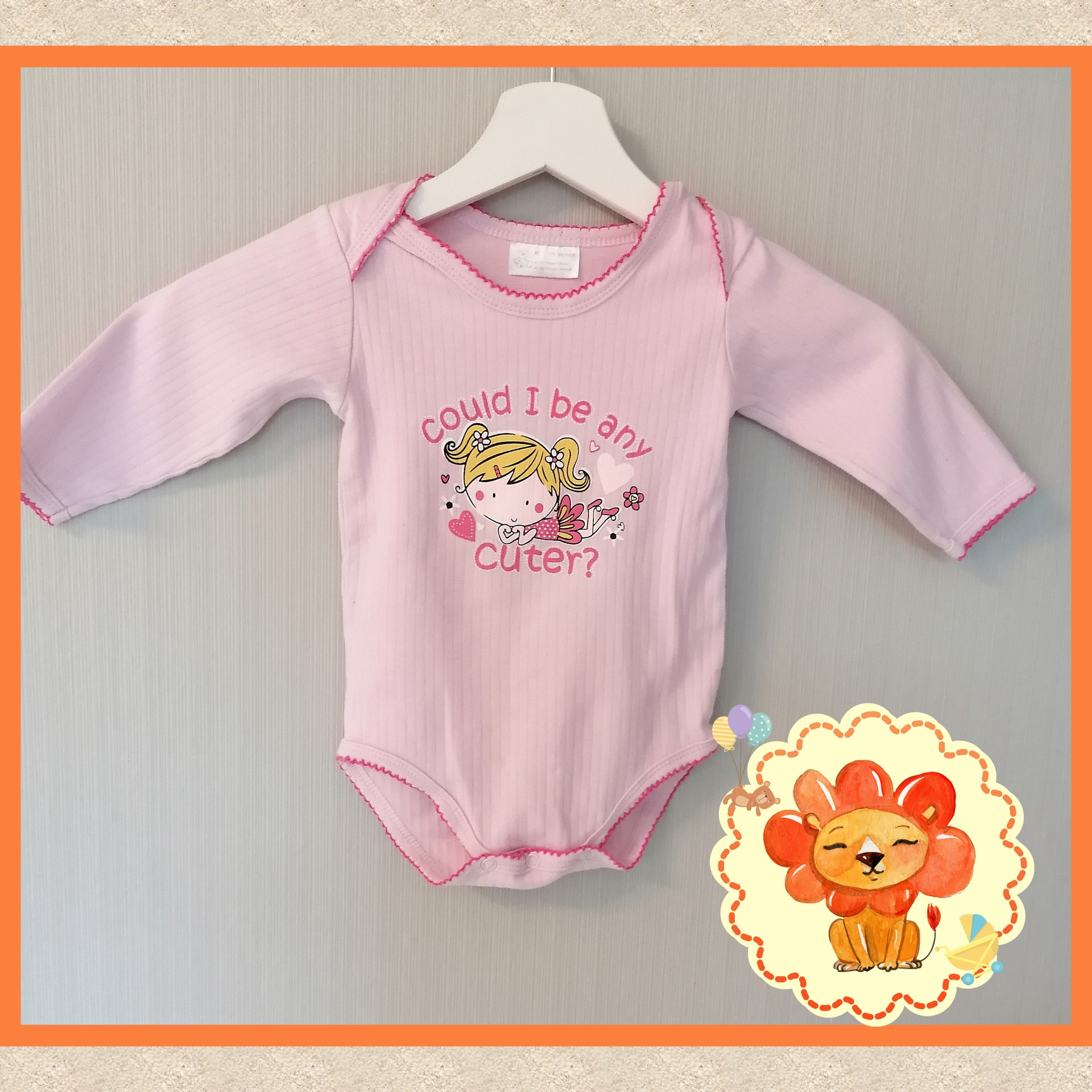 Body Langarmbody Gr. 86 Flohmarkt