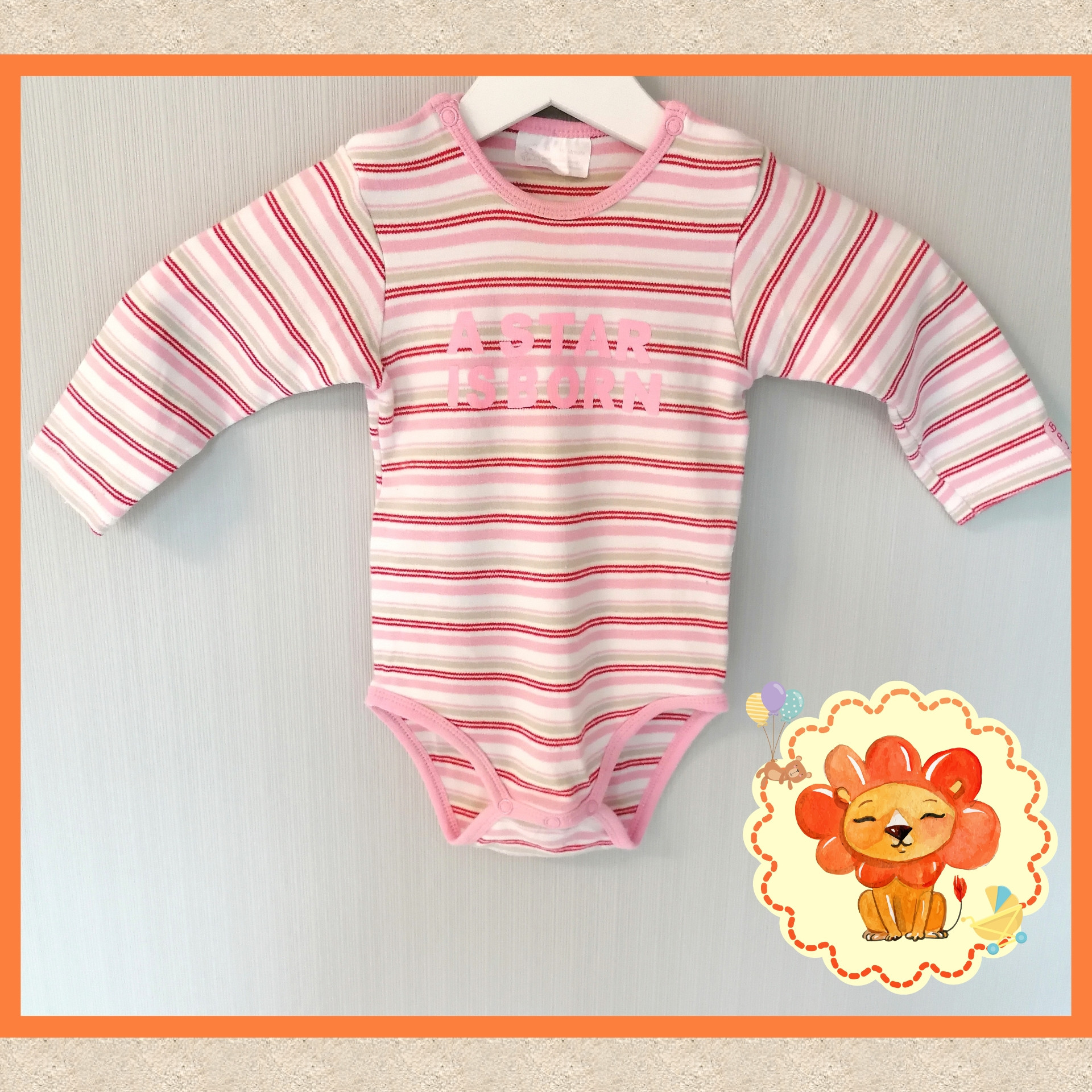 Langarmbody Body Gr. 86 Flohmarkt