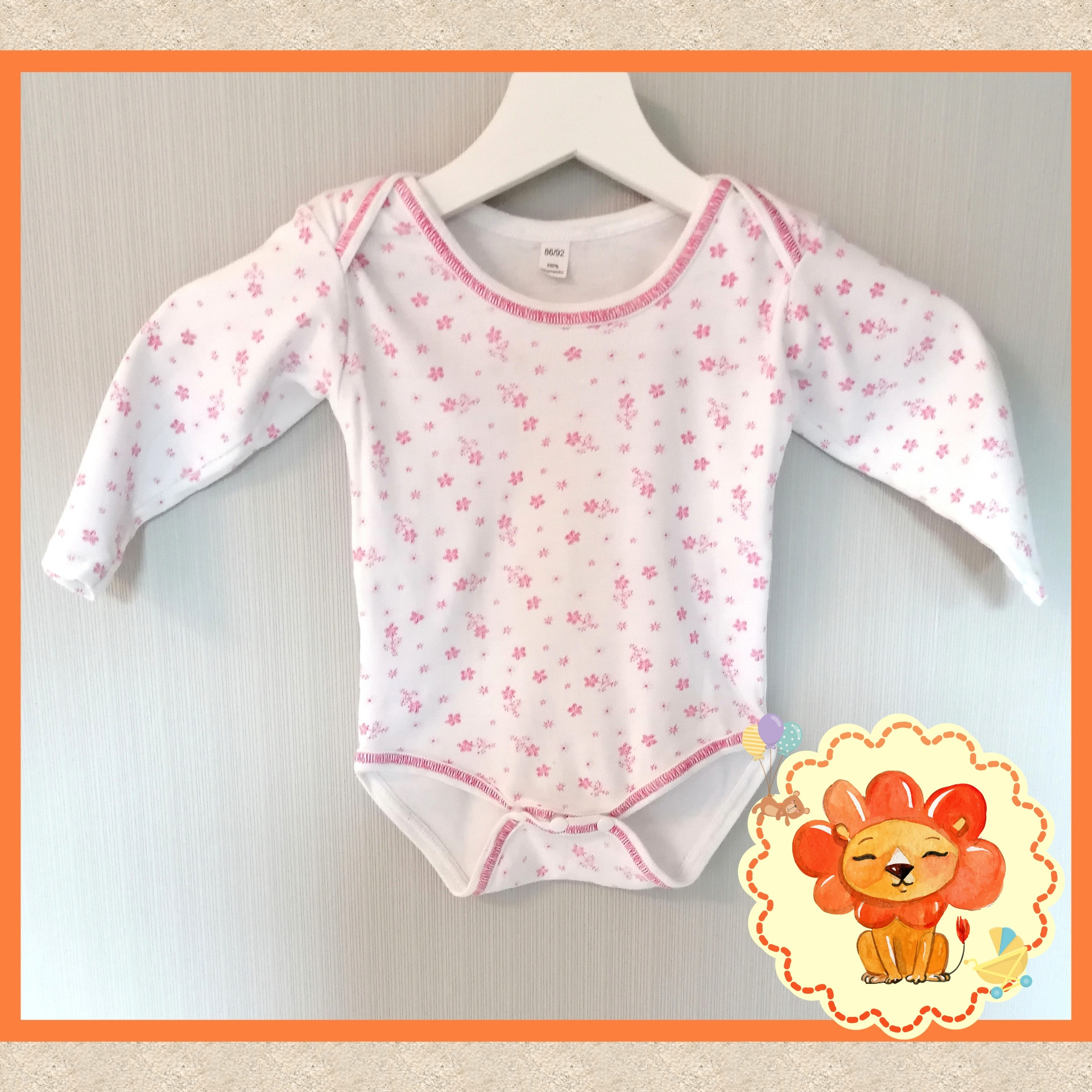 Body Langarmbody Gr. 86 Flohmarkt