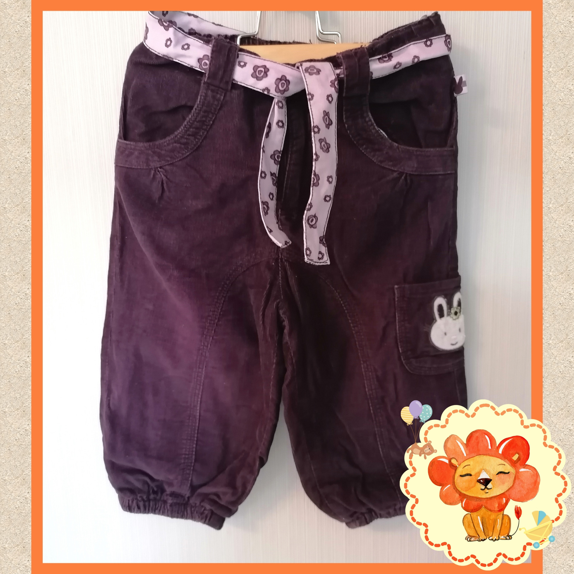Hose Cordhose Mädchen Gr. 80 Flohmarkt