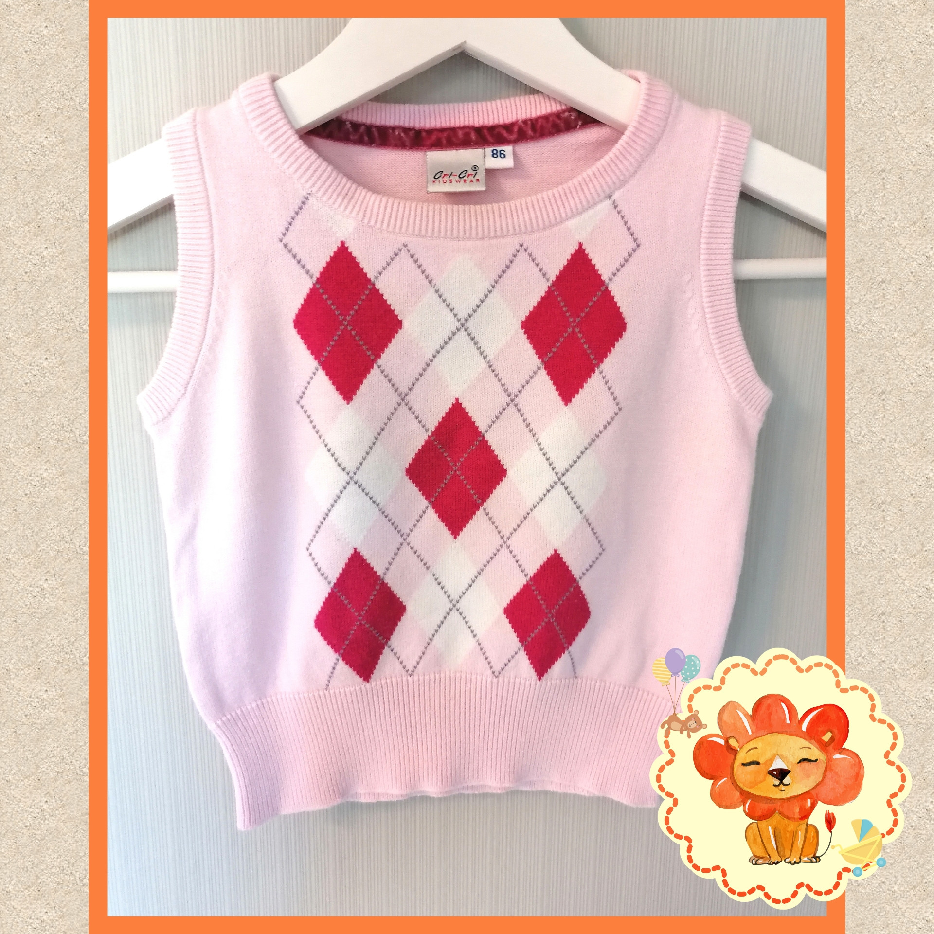 Weste Mädchen Gr. 86