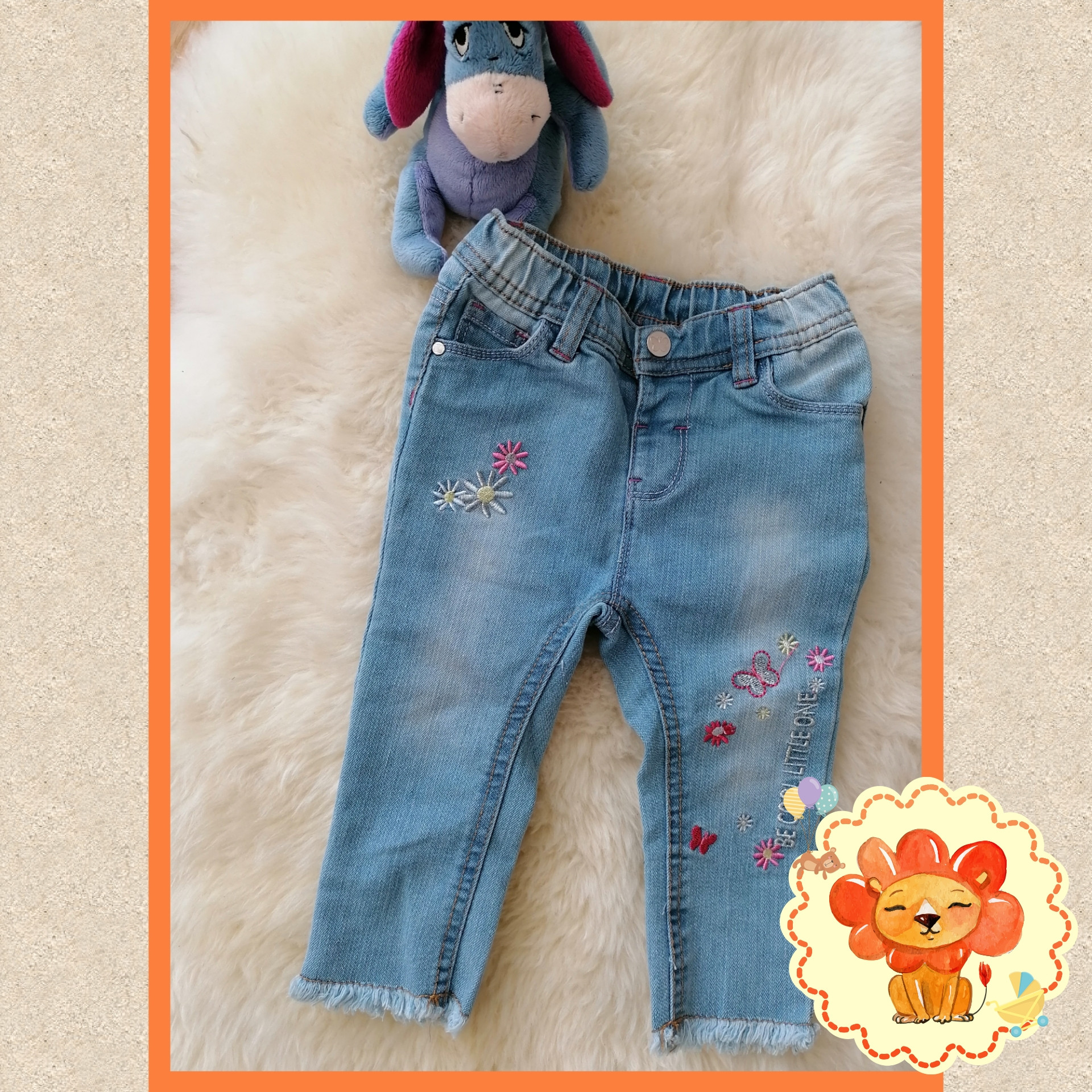 Jeans Hose Mädchen Gr. 80 Flohmarkt