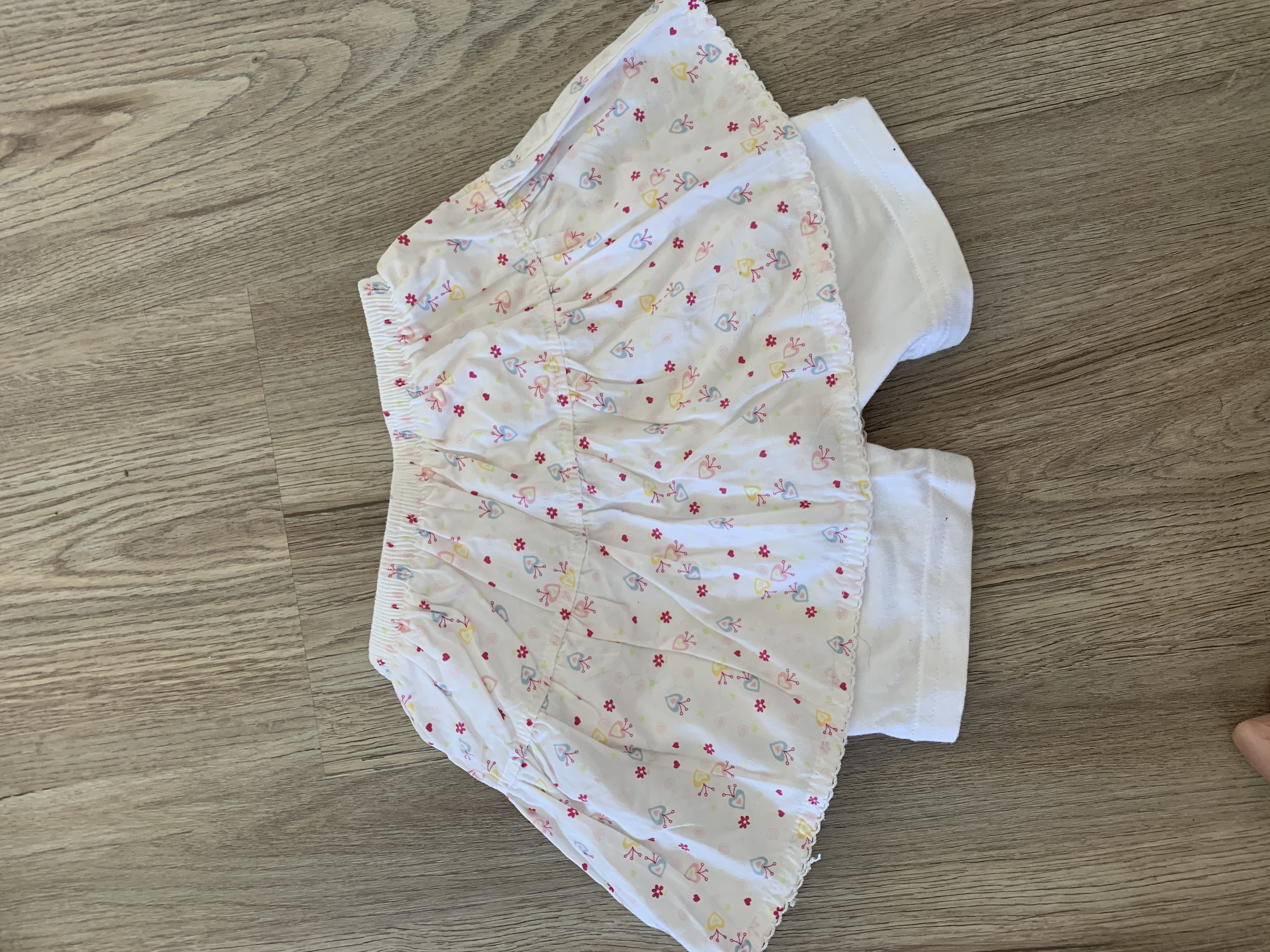 Rock mit Unterhose, Hosenrock Gr. 74