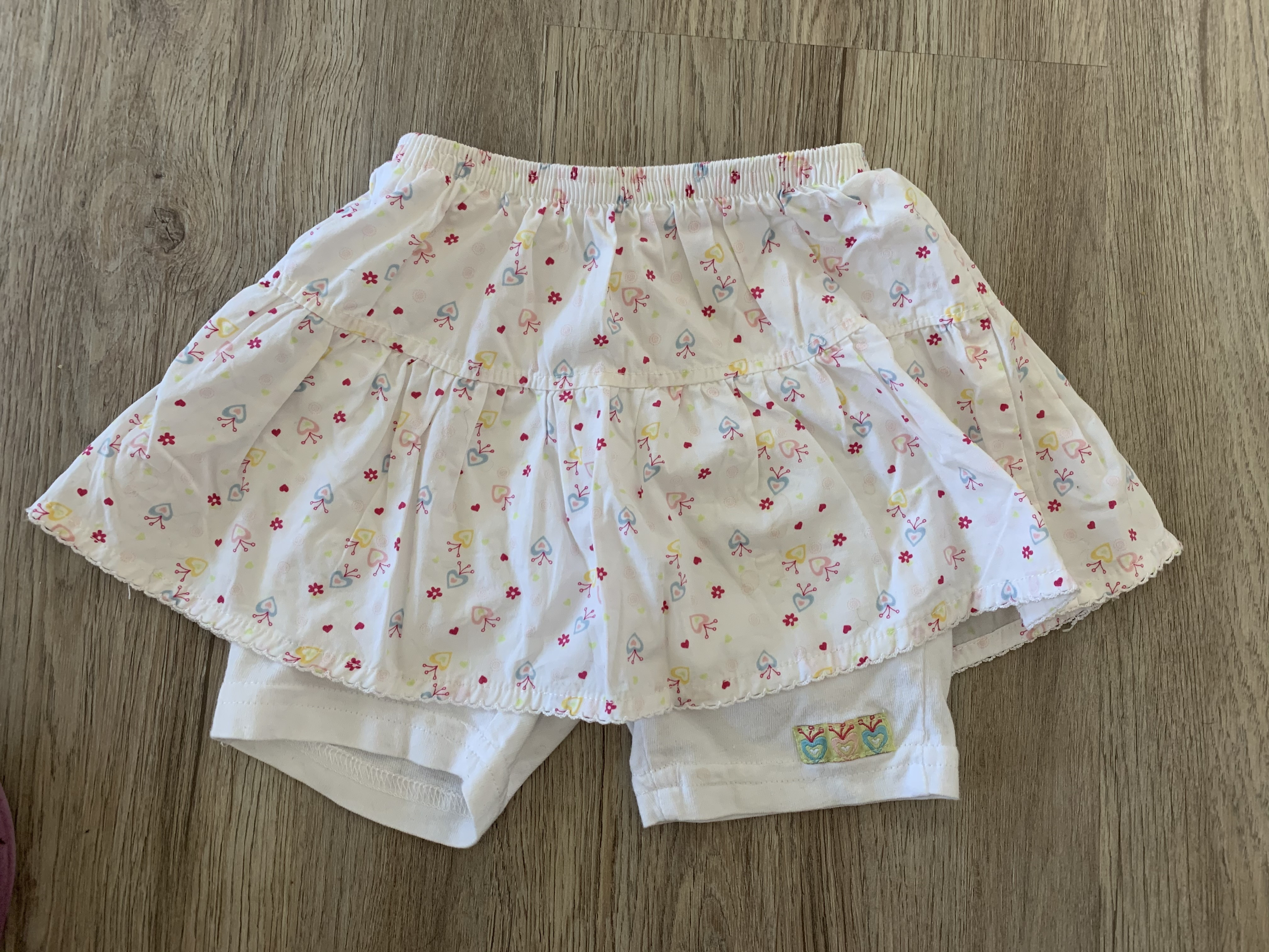 Rock mit Unterhose, Hosenrock Gr. 74