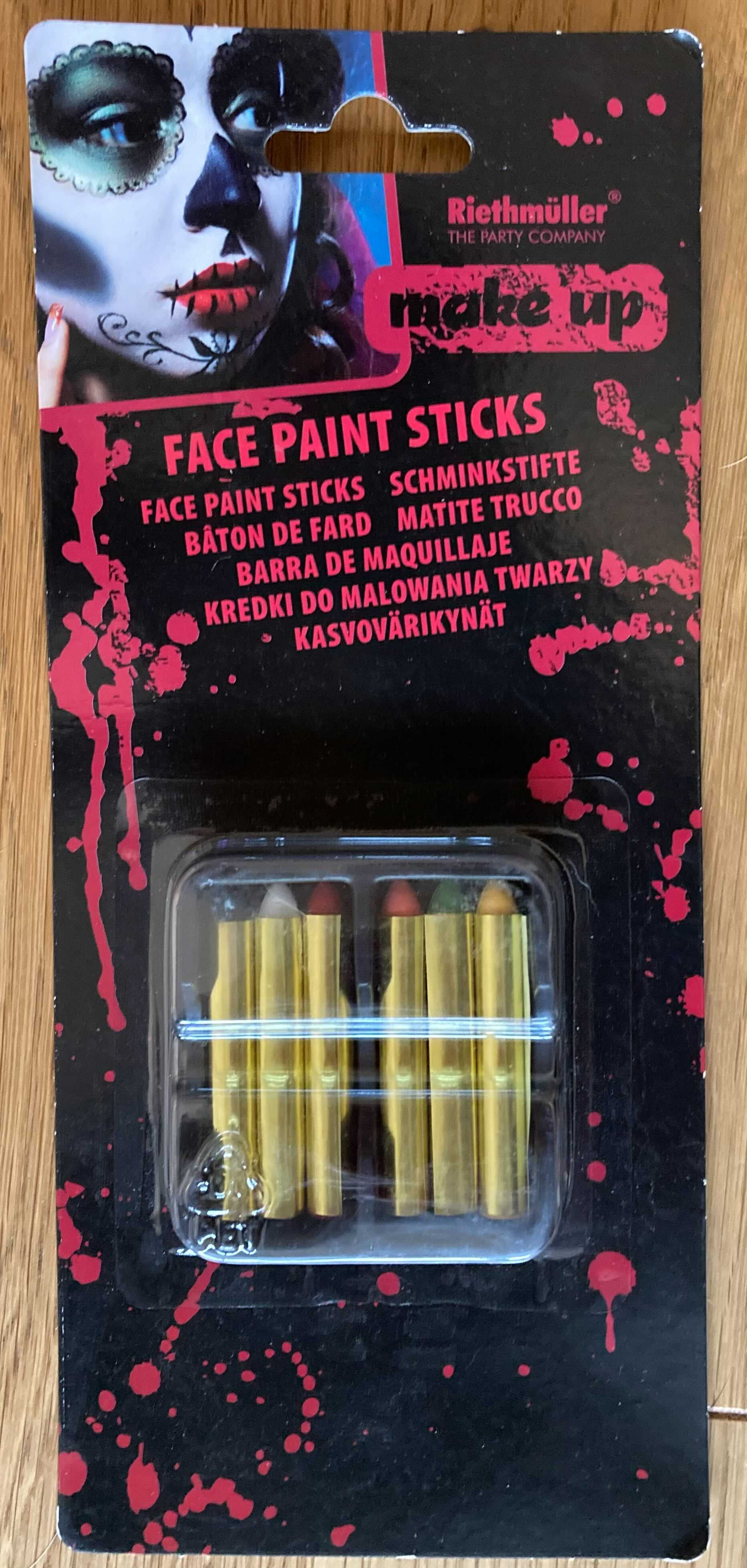 Halloween Stifte, Schminkstifte 6 Stk