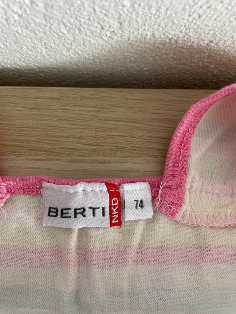 Kurze Hose mit Träger, Trägerhose Baby Sommer Gr. 74