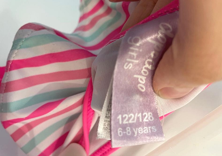 Bikini Badeanzug Gr. 122-128 Mädchen Flohmarkt