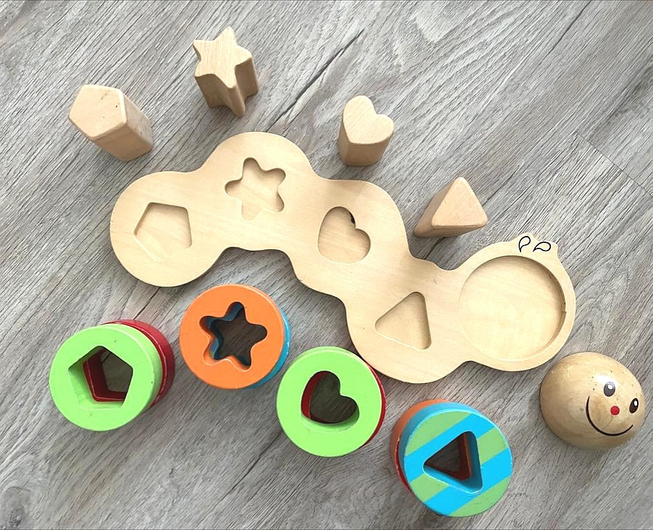 Holz Spielzeug Steckspiel Lernspielzeug