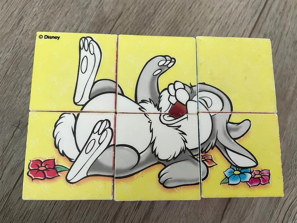 Würfel Puzzle Spiel Lernspiel Denkspiel für die Kleinkinder Bambi