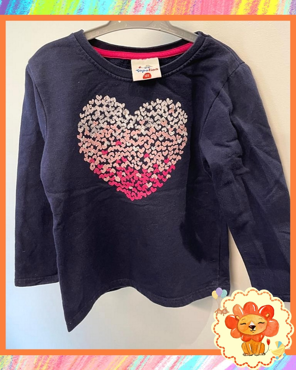 Pulli Pullover Gr. 122 Mädchen Flohmarkt