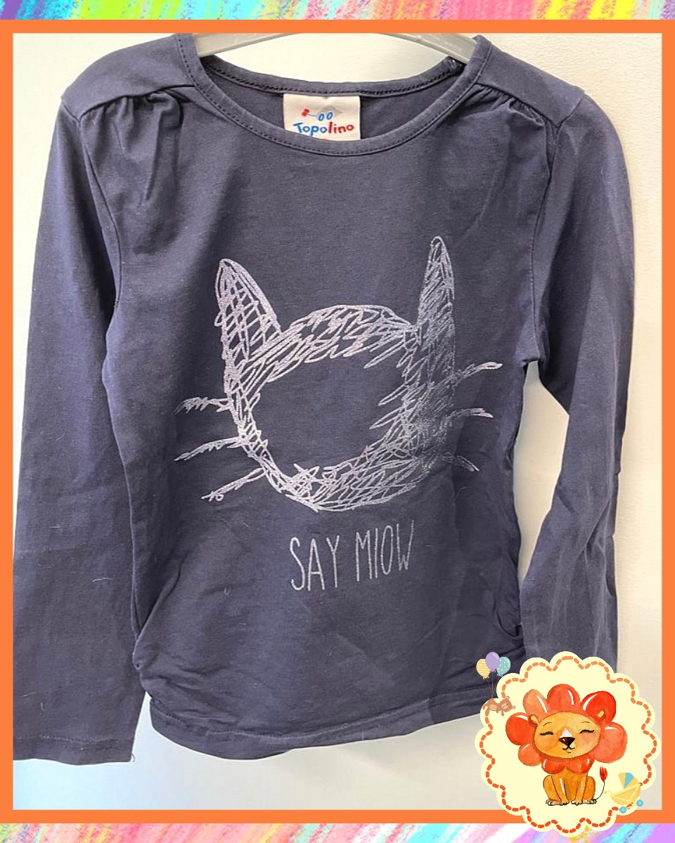Longsleeve Langarmshirt Gr. 122 Mädchen Flohmarkt