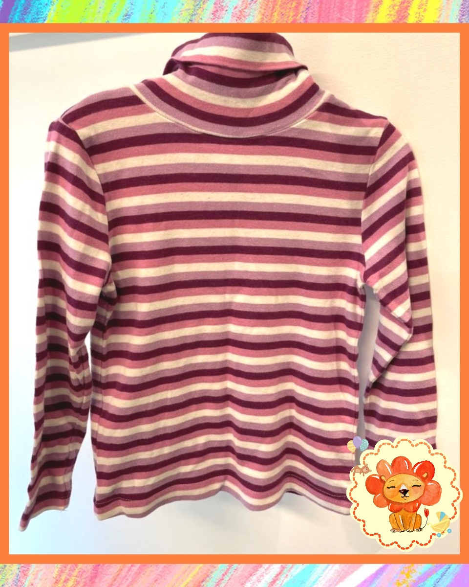 Langarmshirt, Rollkragenshirt Gr. 104 Mädchen Flohmarkt