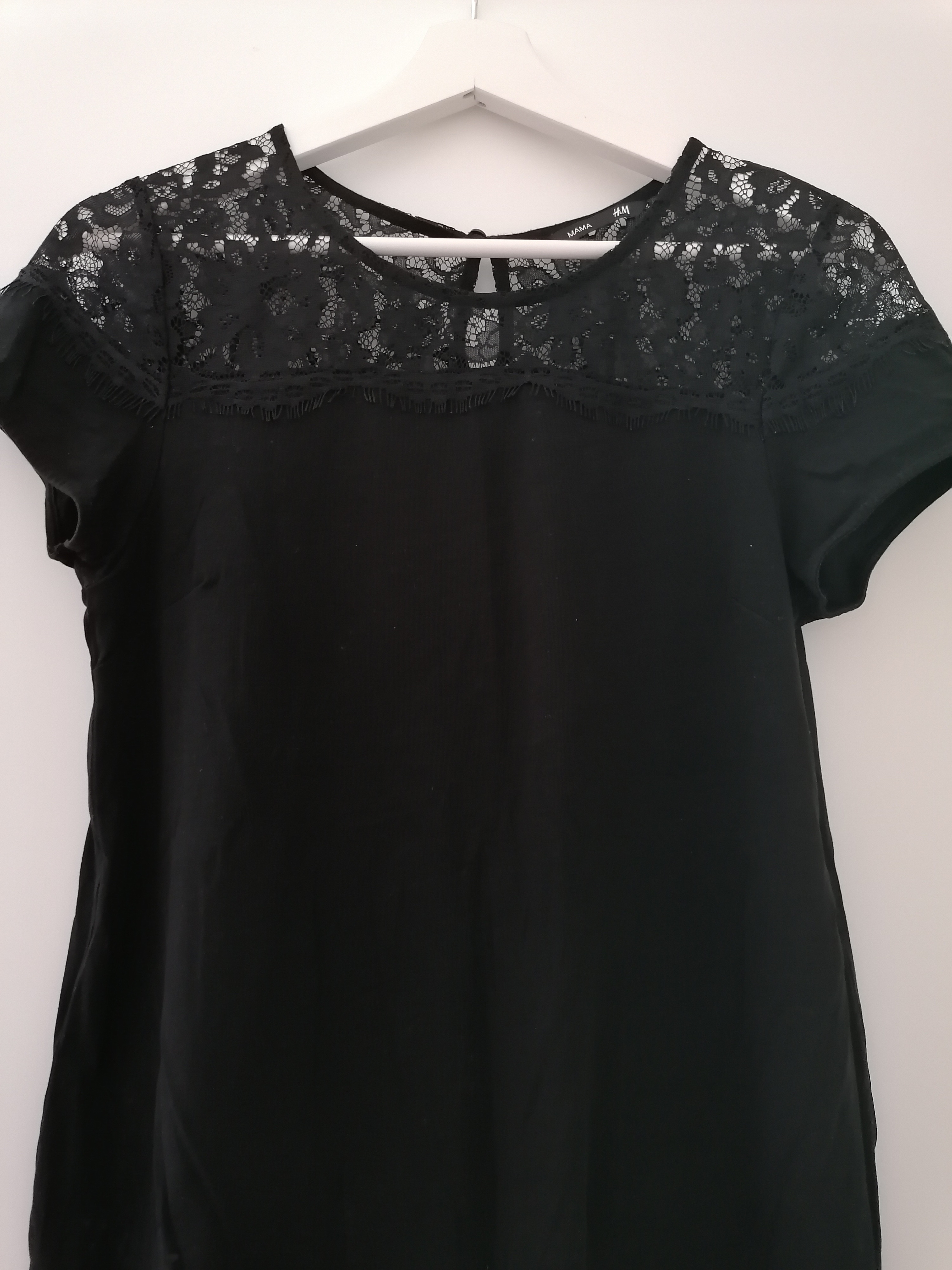 Umstands T-Shirt , Schwangerschafts Shirt schwarz Gr. 38