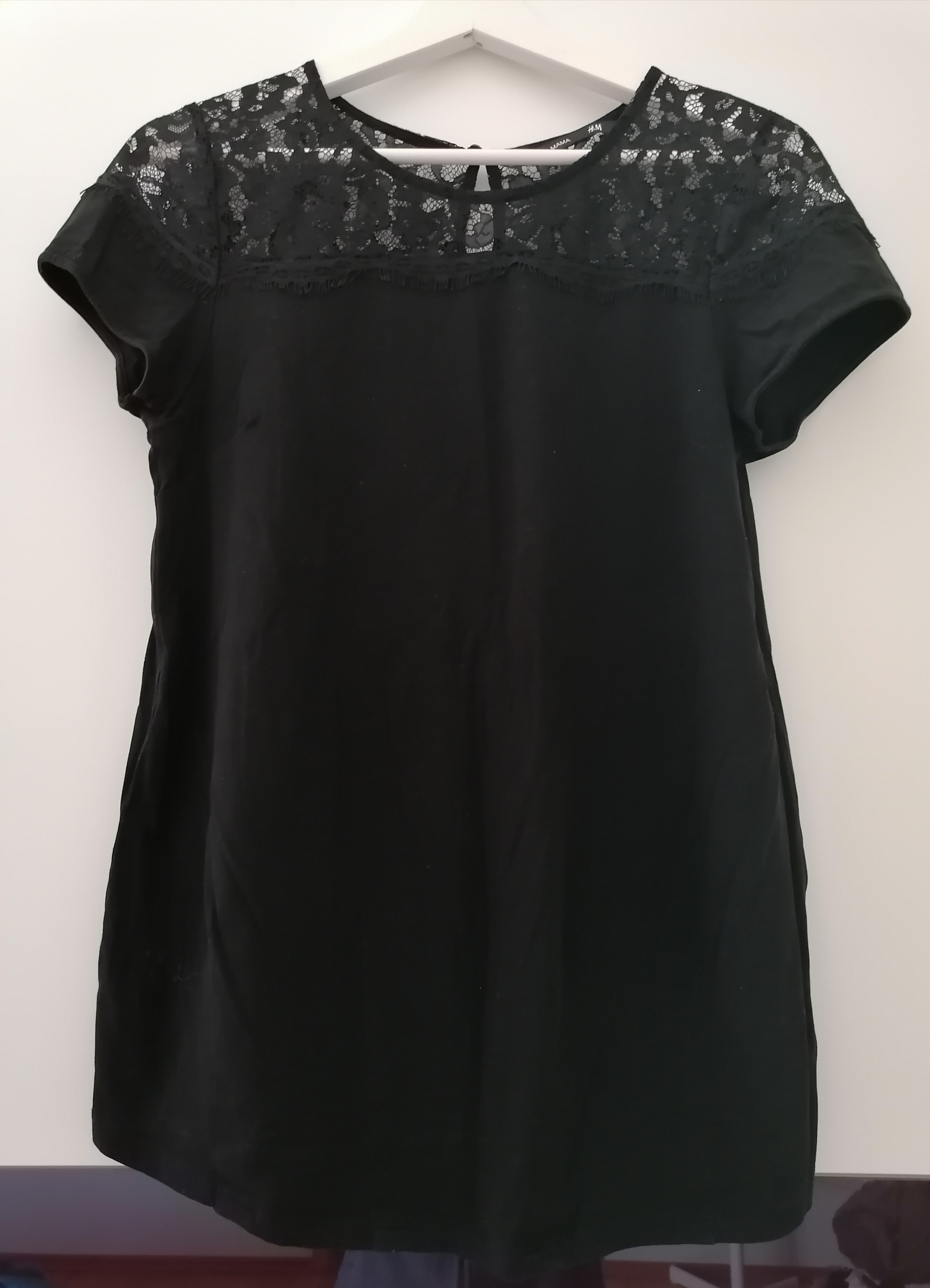 Umstands T-Shirt , Schwangerschafts Shirt schwarz Gr. 38