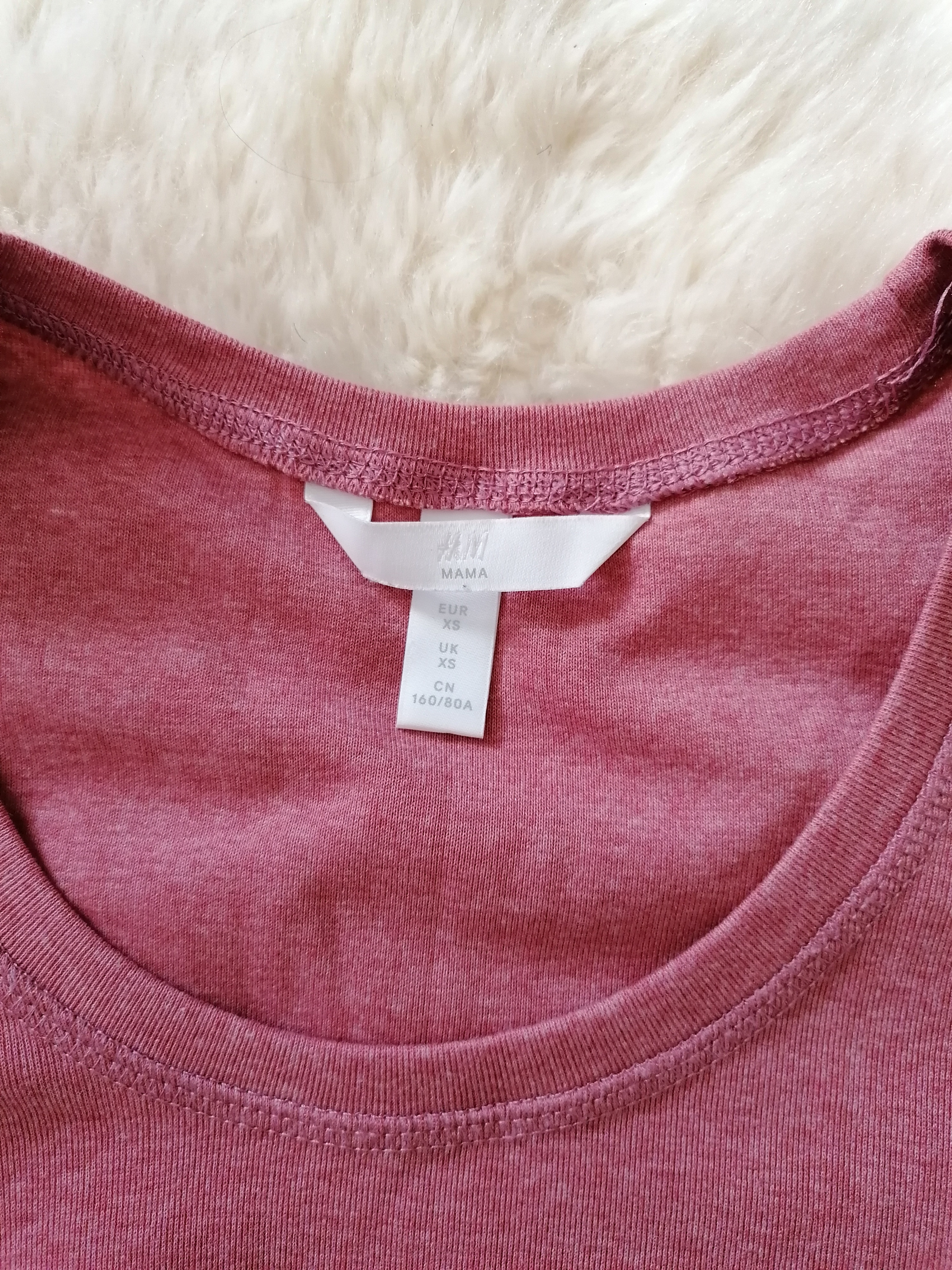 Umstandsmode Langarmshirt für Schwangere Gr. XS