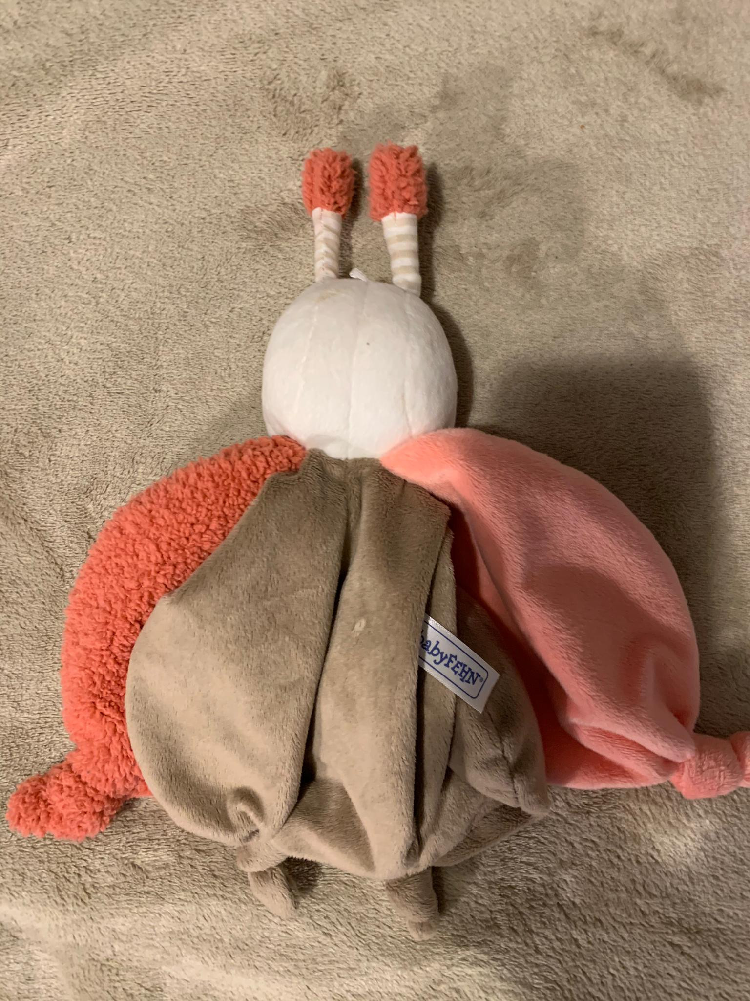 Baby Schmusetuch Schnüffeltuch Käfer von Fehn NEU