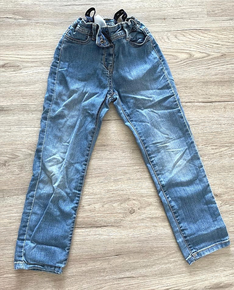 Jeans Hose Mädchen Gr. 122
