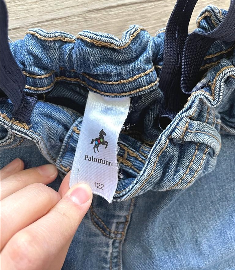 Jeans Hose Mädchen Gr. 122