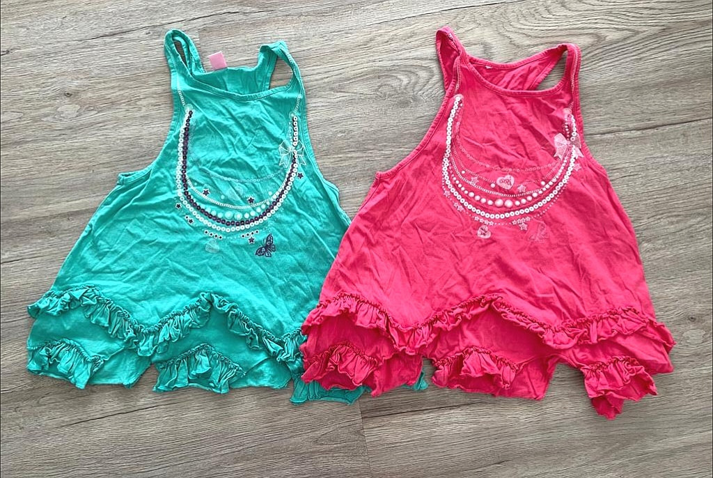 Tunika Kleid Set 2 Stück Gr. 128