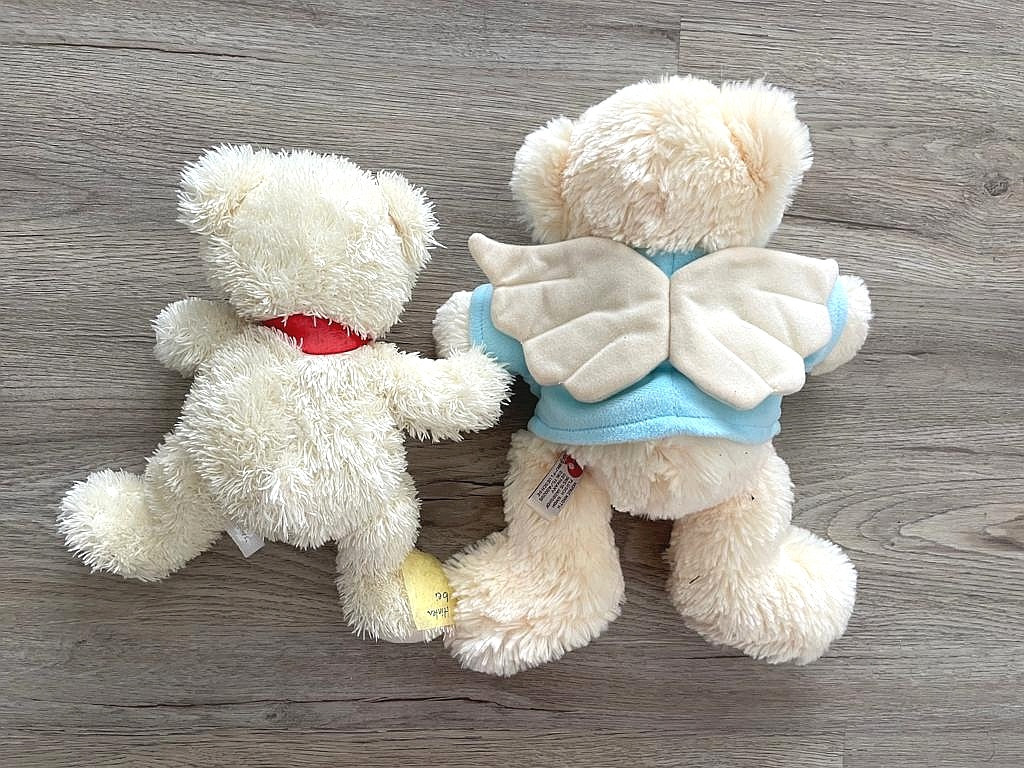 Teddybär Kuscheltier Set Schutzengel