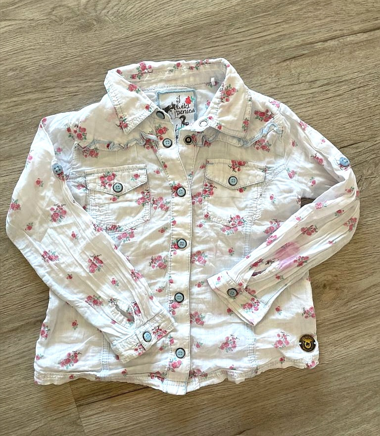 Bluse Hemd Mädchen Gr. 92-98 s. Oliver