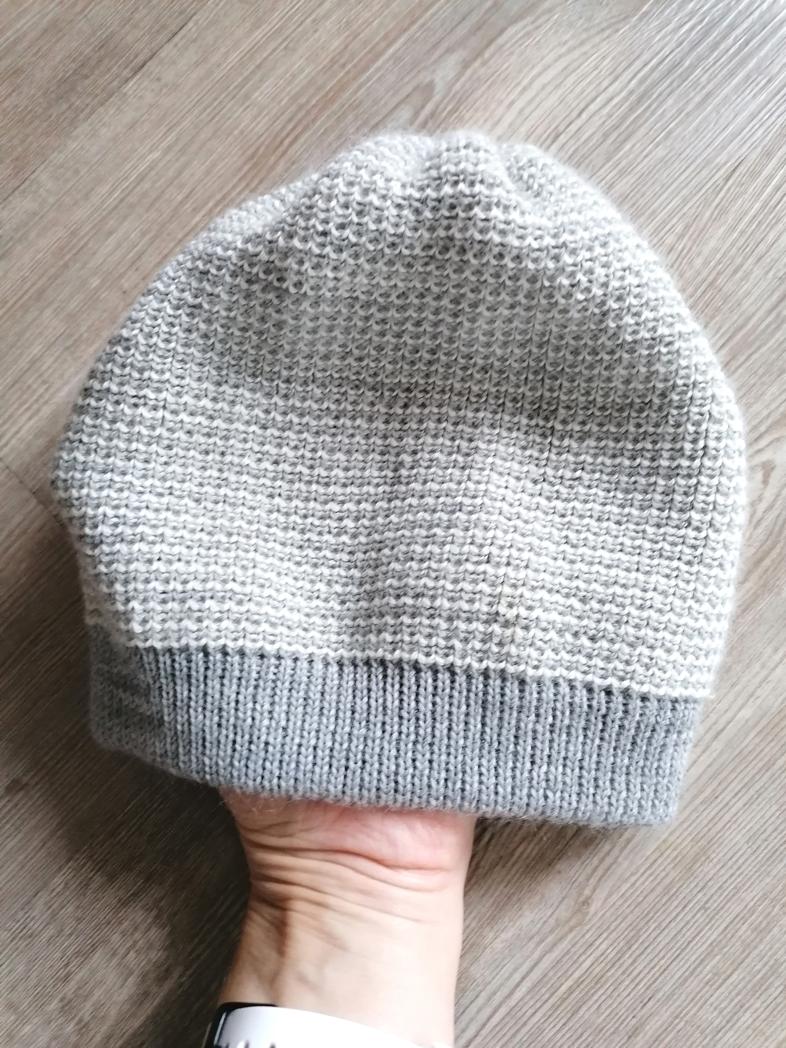 Disana Mütze Beanie aus Schurwolle Gr. 46-50 Gr. 74-80