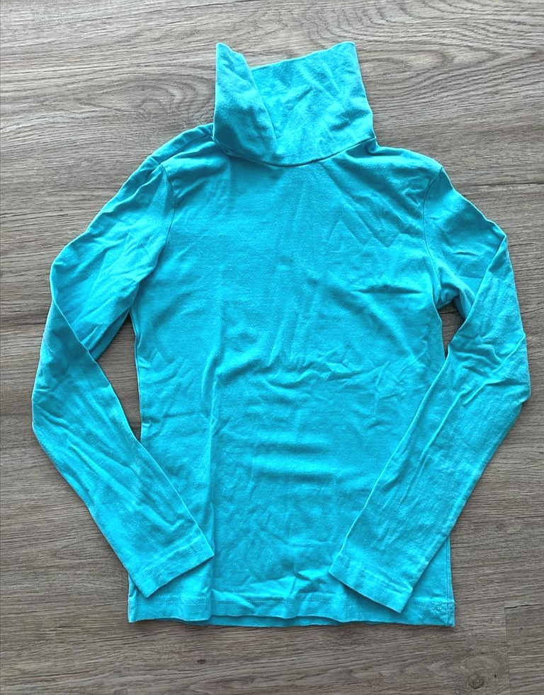 Rollkragen Shirt Pulli Mädchen Gr. 146