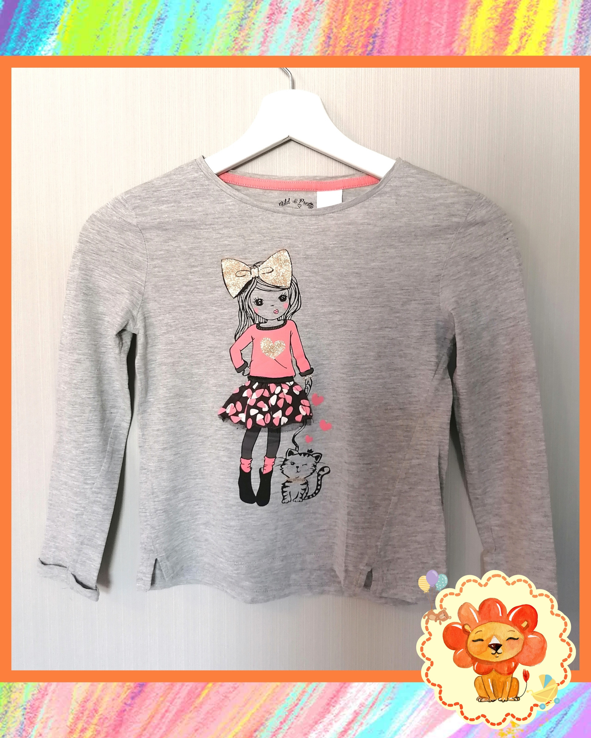 Longsleeve Langarmshirt Gr. 128 Flohmarkt