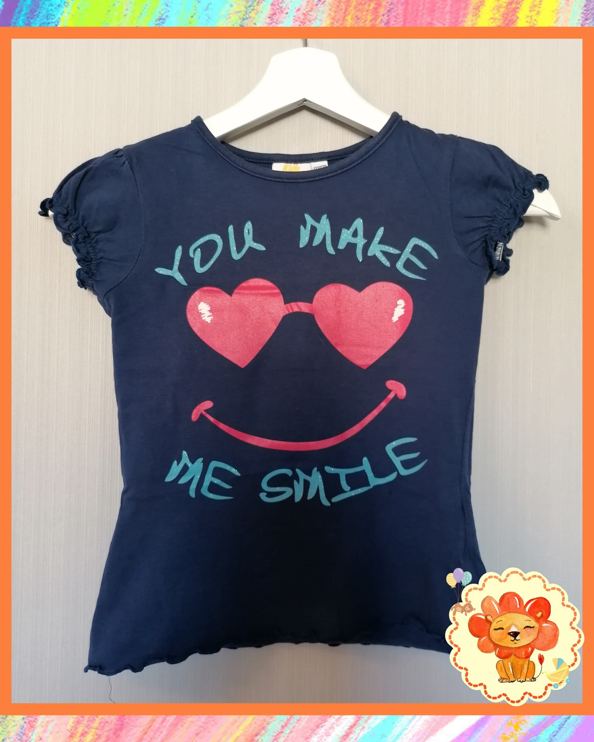 T-Shirt für Mädchen Gr. 122-128 Flohmarkt