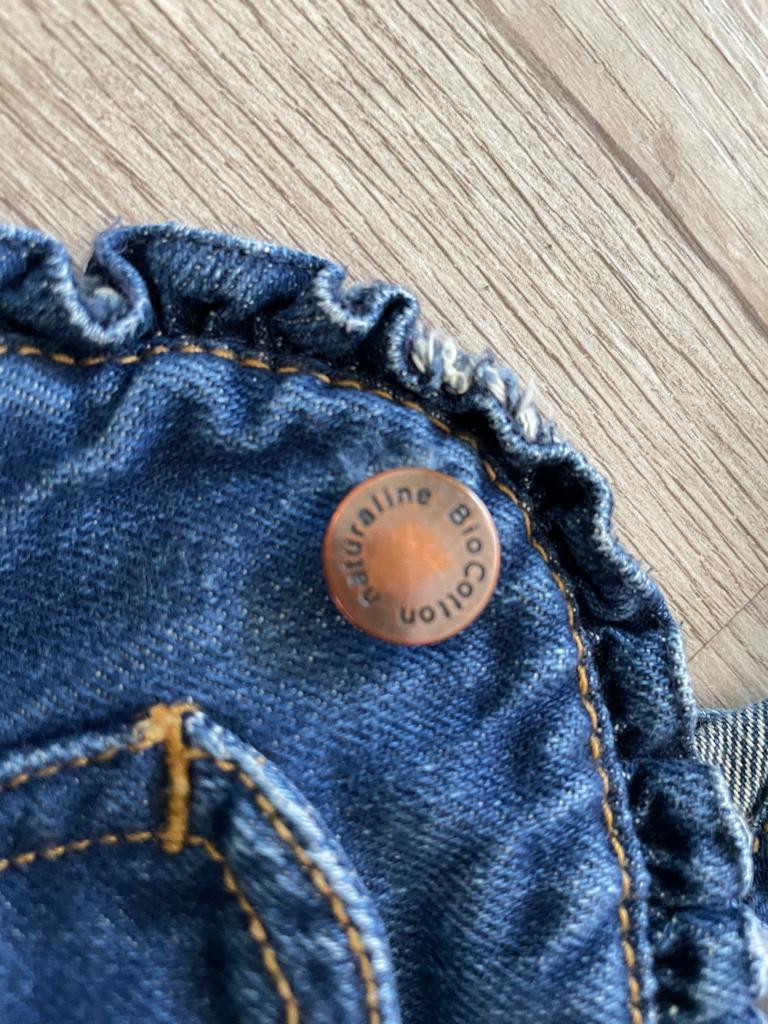 Latzhose Jeans Hose mit Träger Gr. 92