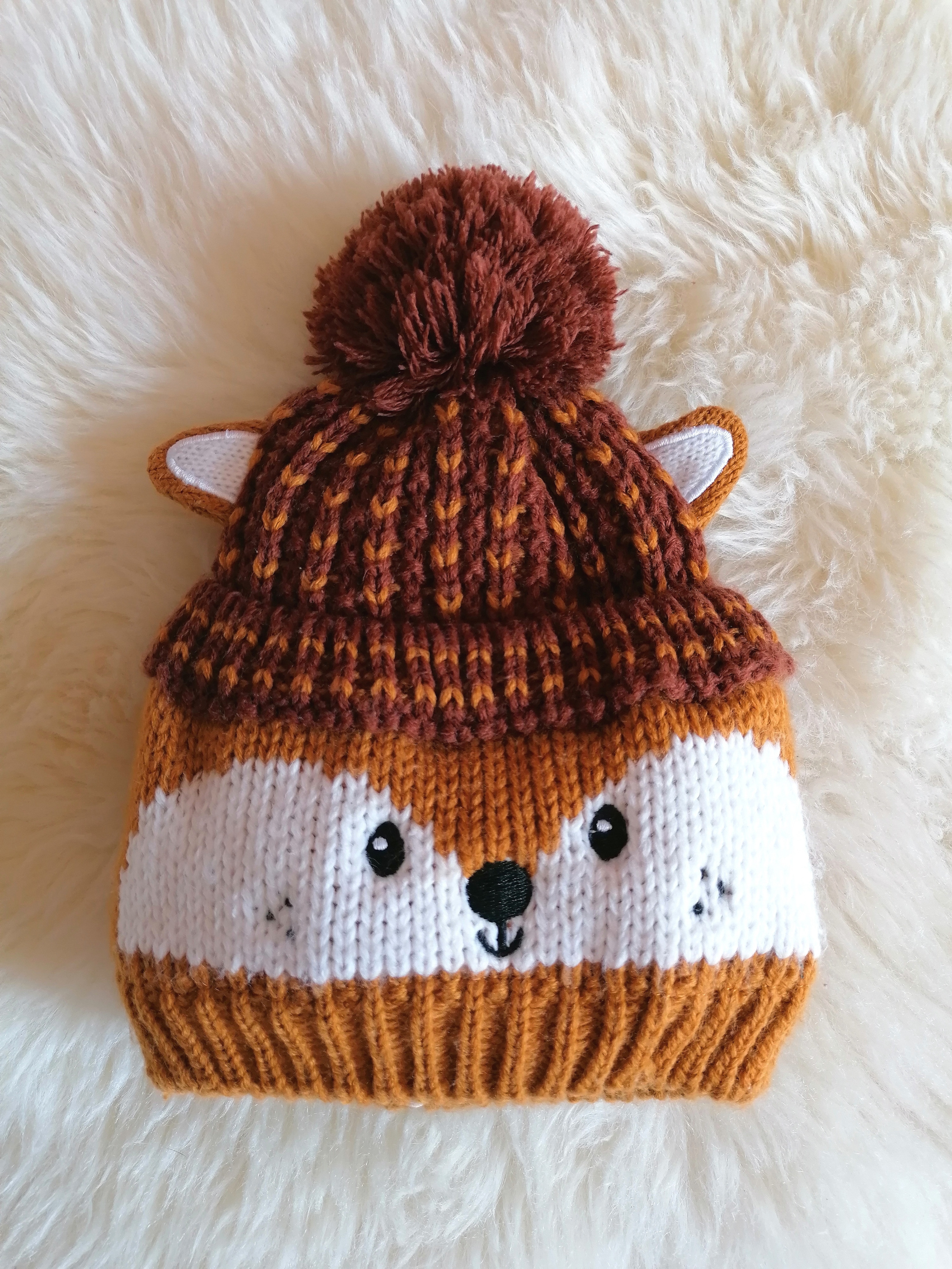 Mütze Wintermütze Baby Gr. 74-80