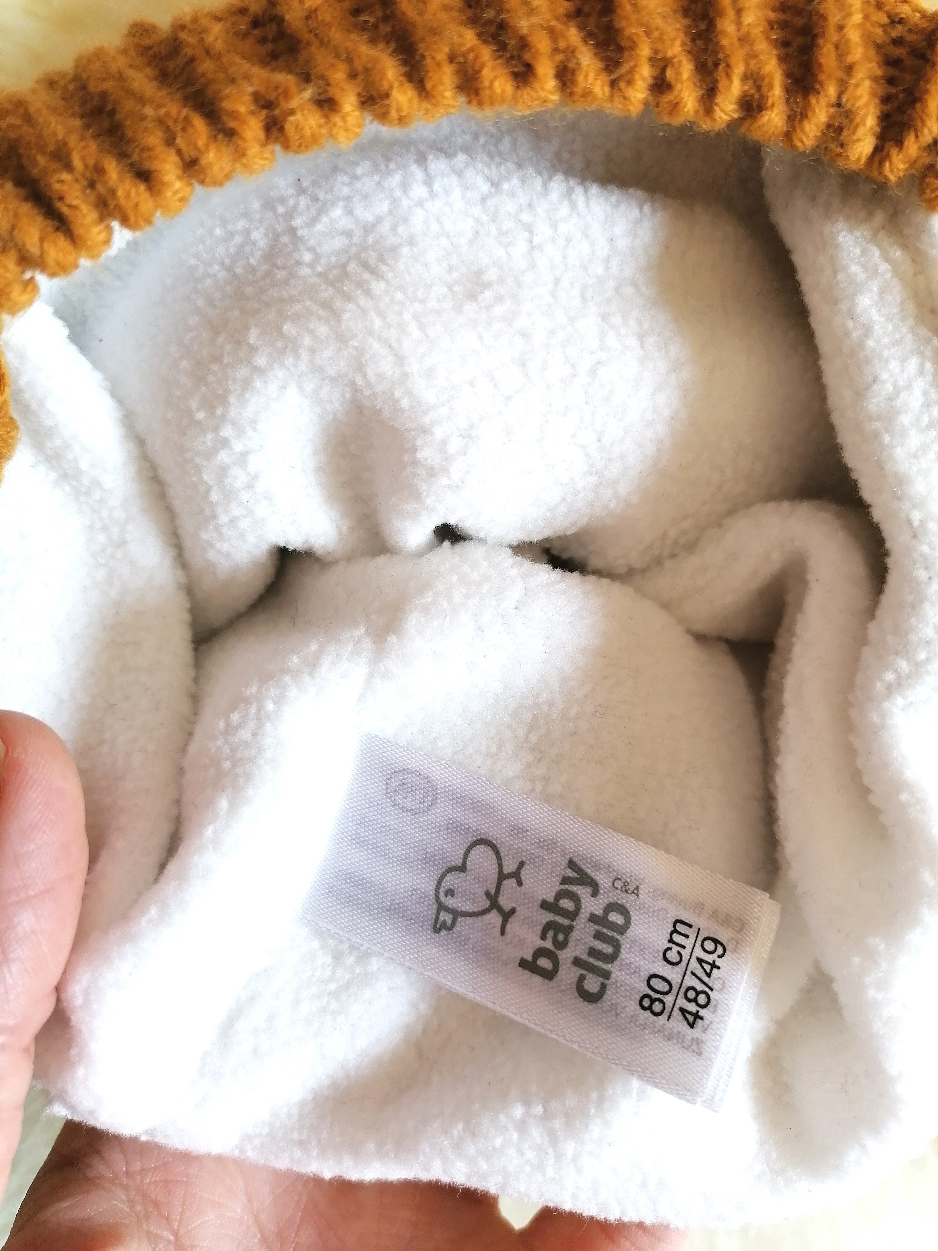 Mütze Wintermütze Baby Gr. 74-80