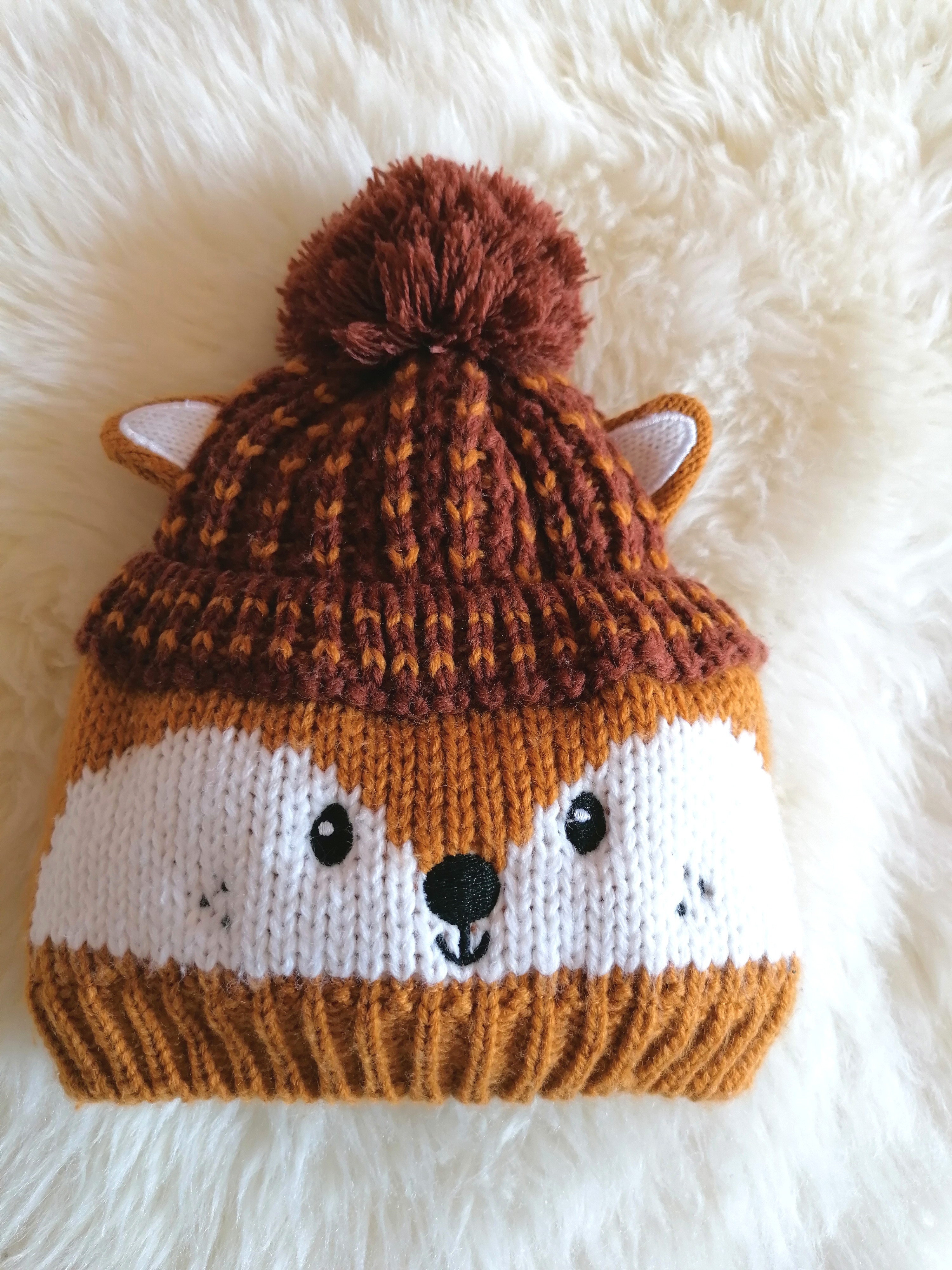 Mütze Wintermütze Baby Gr. 74-80