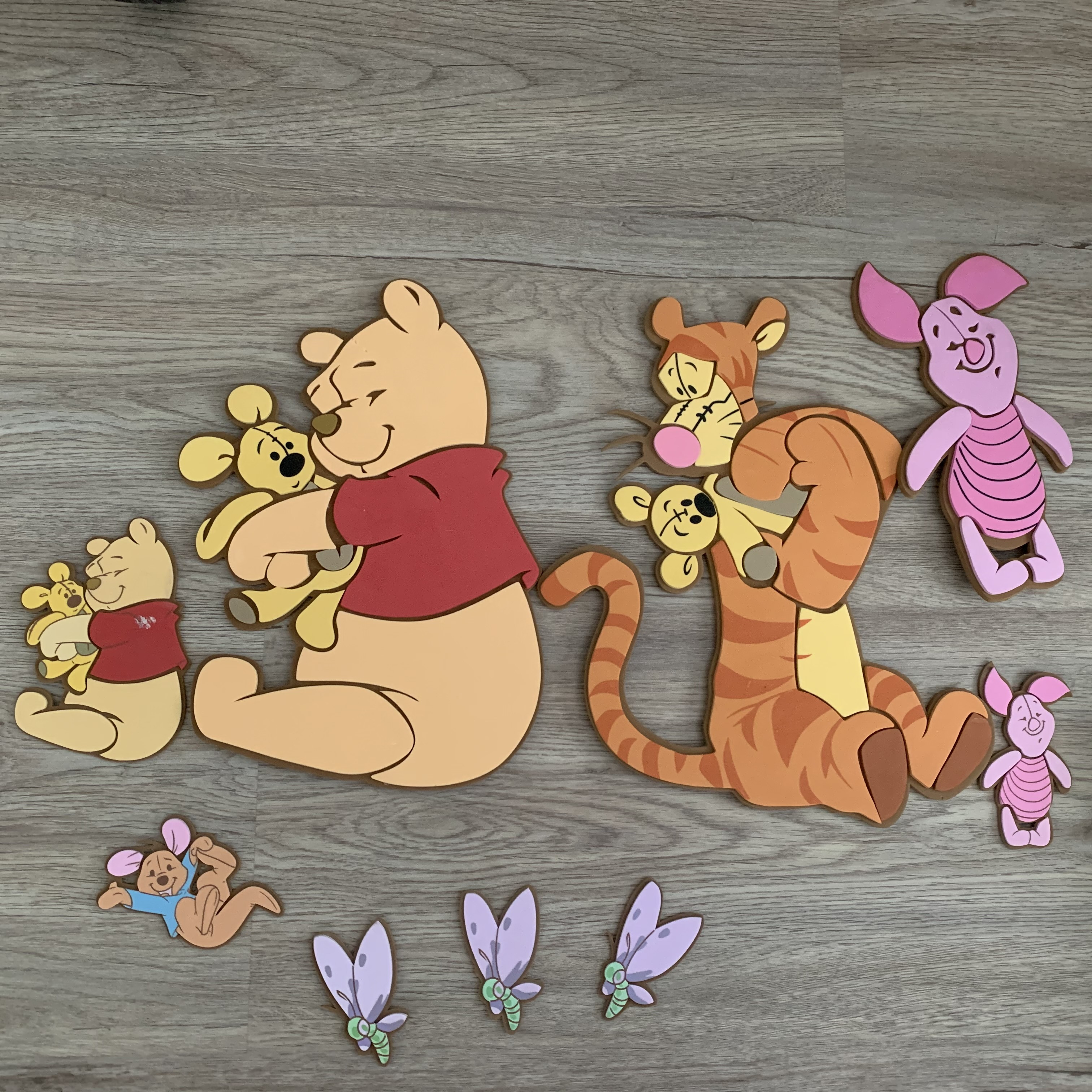 Wandbilder 9 Stück Winnie Pooh