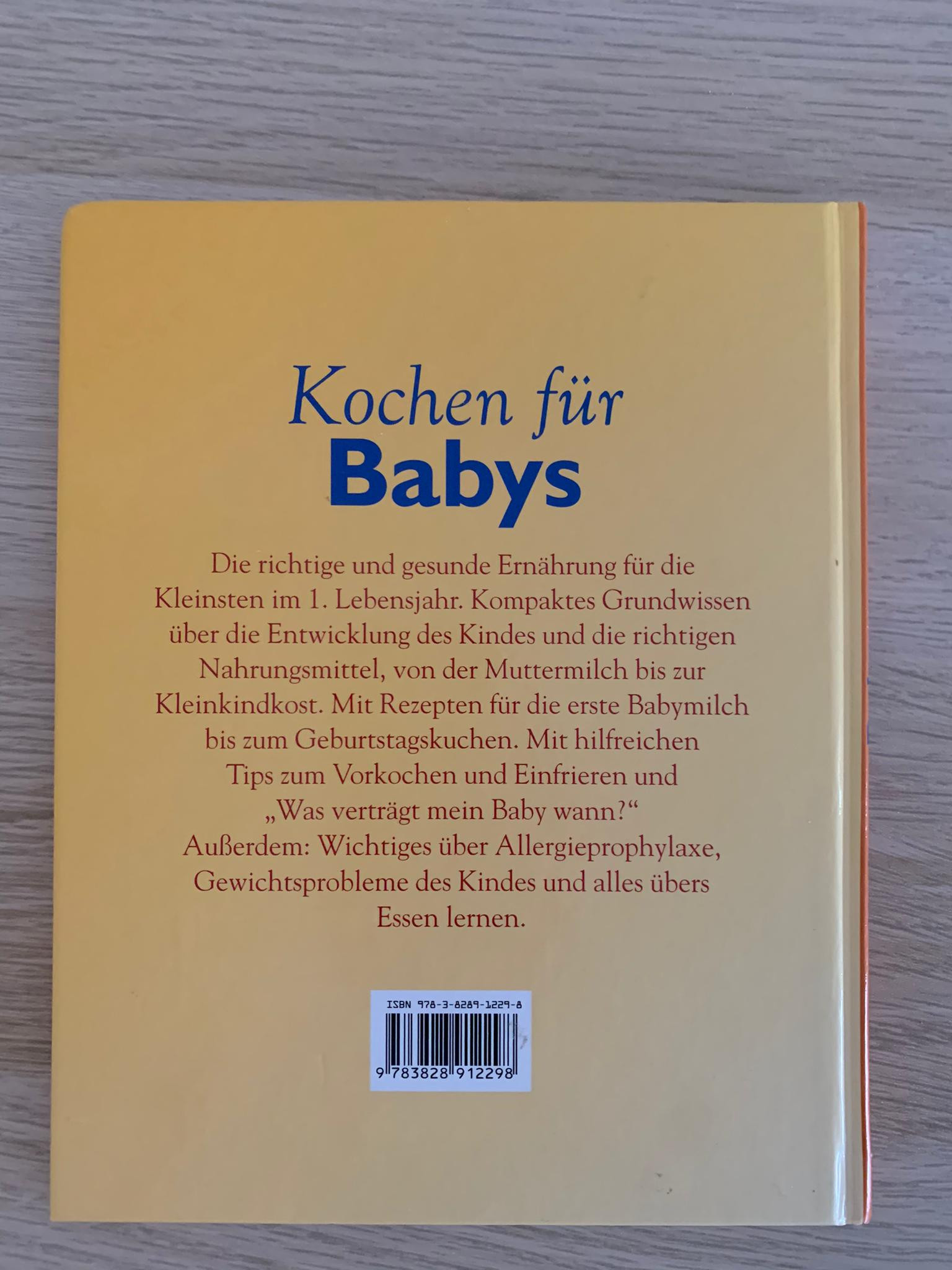 Kochbuch , Kochen für Babys