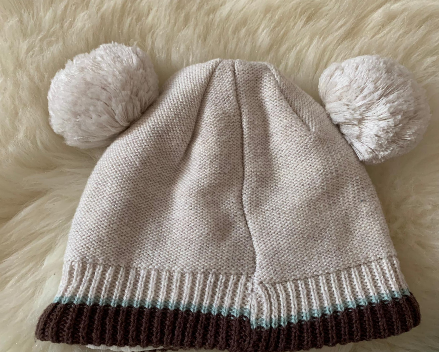 Wintermütze für Neugeborene Gr.50