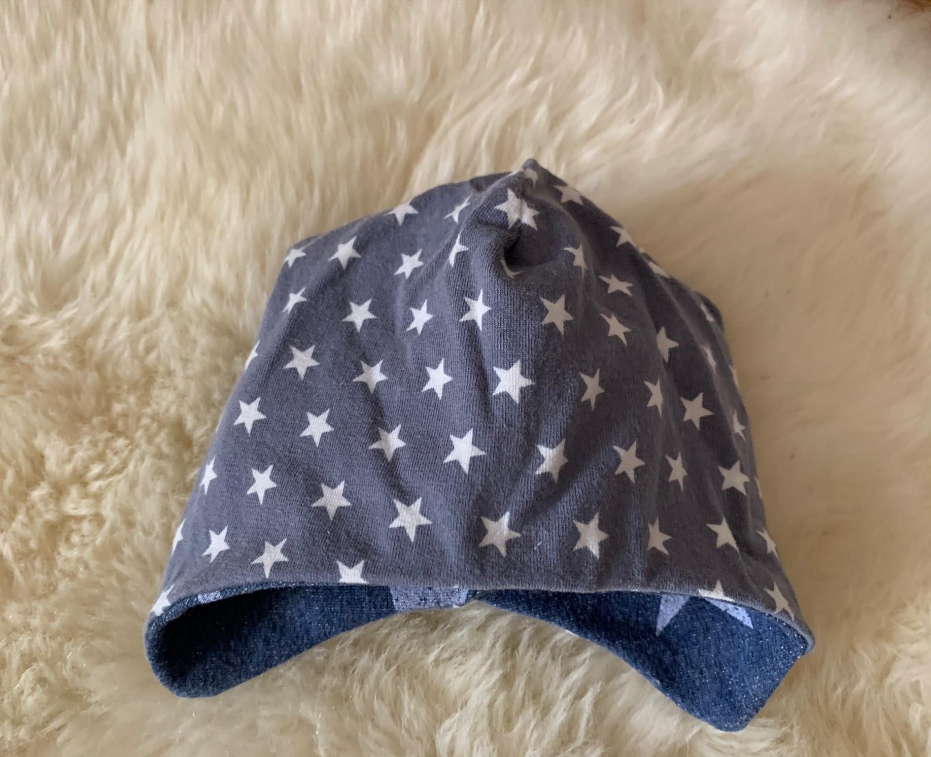 Mütze, Wendemütze für Neugeborene