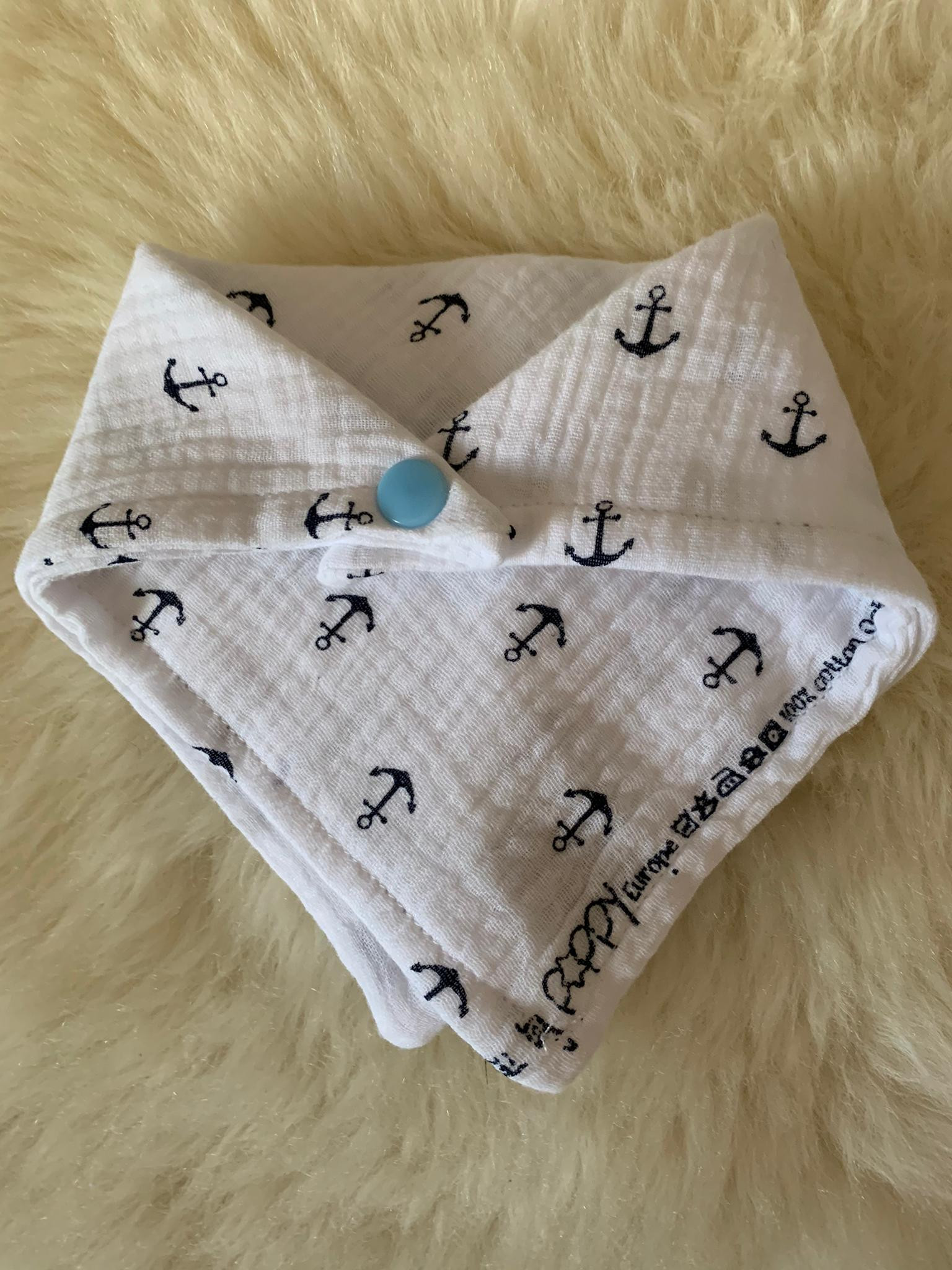 Lätzchen, Dreieckstuch für Neugeborene