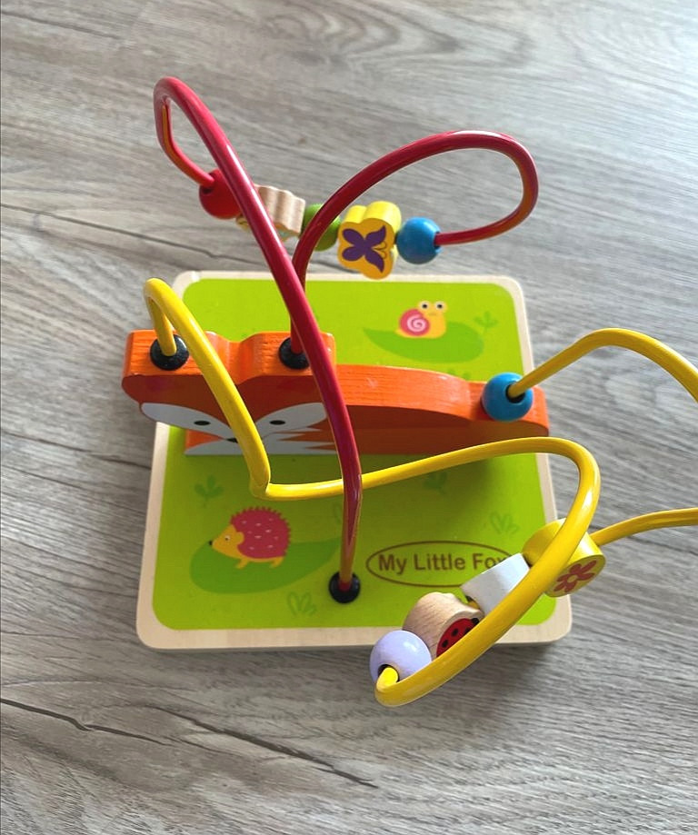 Motorik Spielzeug aus Holz My little fox