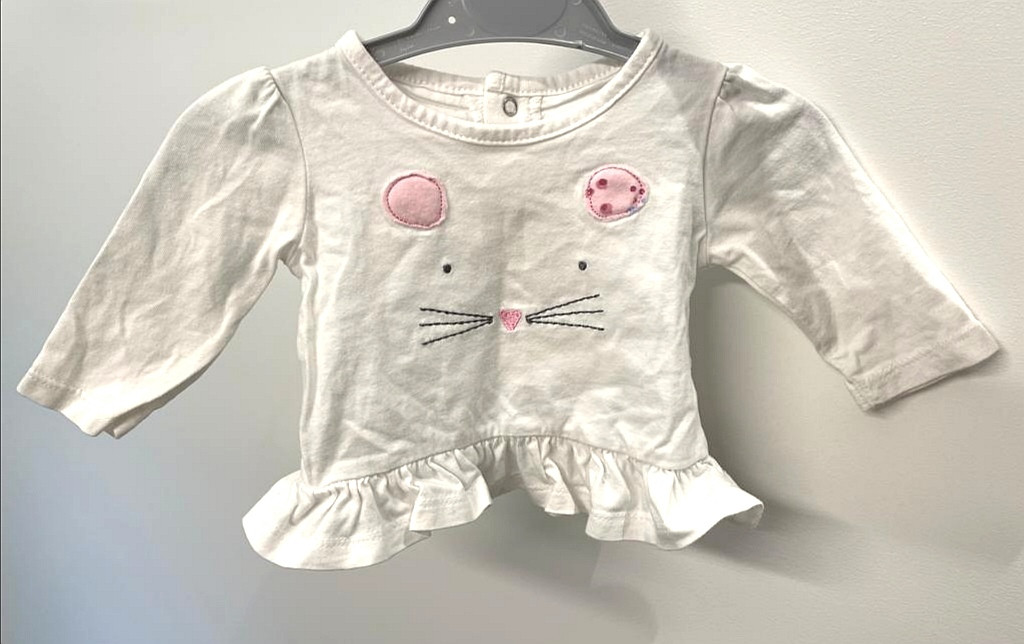 Longsleeve Langarmshirt Gr. 56 Mädchen Flohmarkt